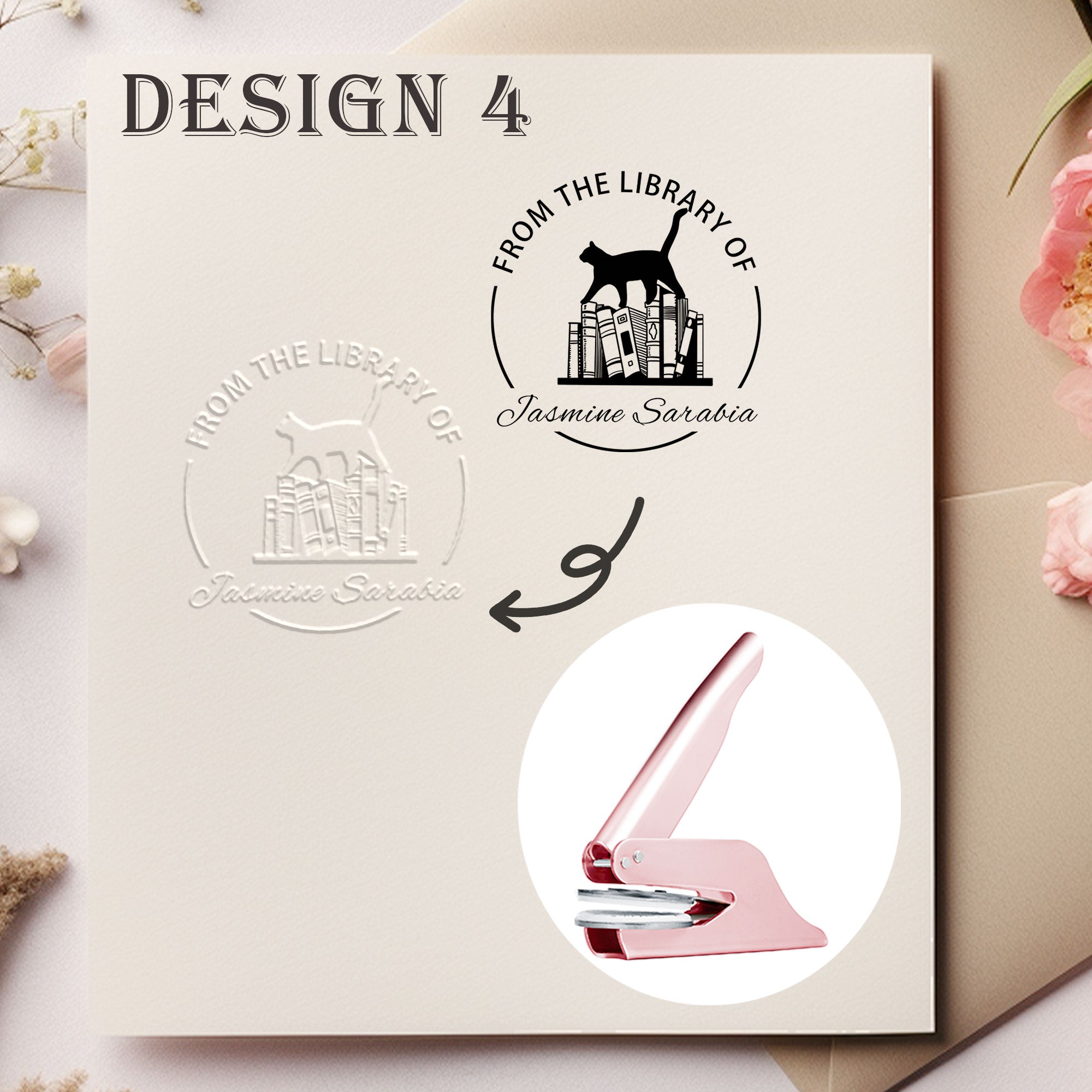 Custom Floral Decor Embosser