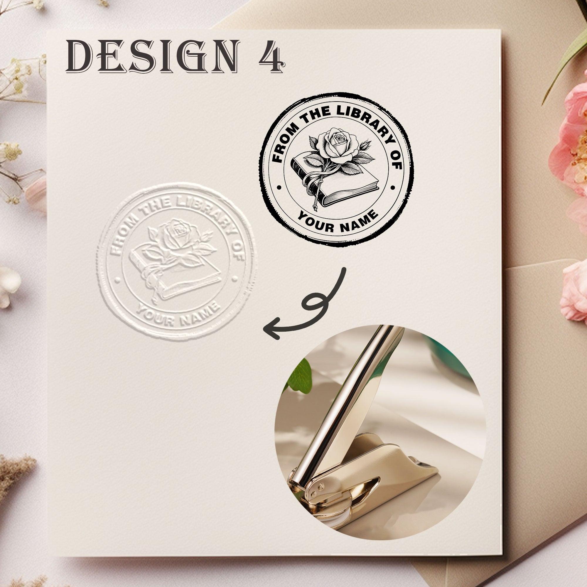 Custom Rustic Book Embosser