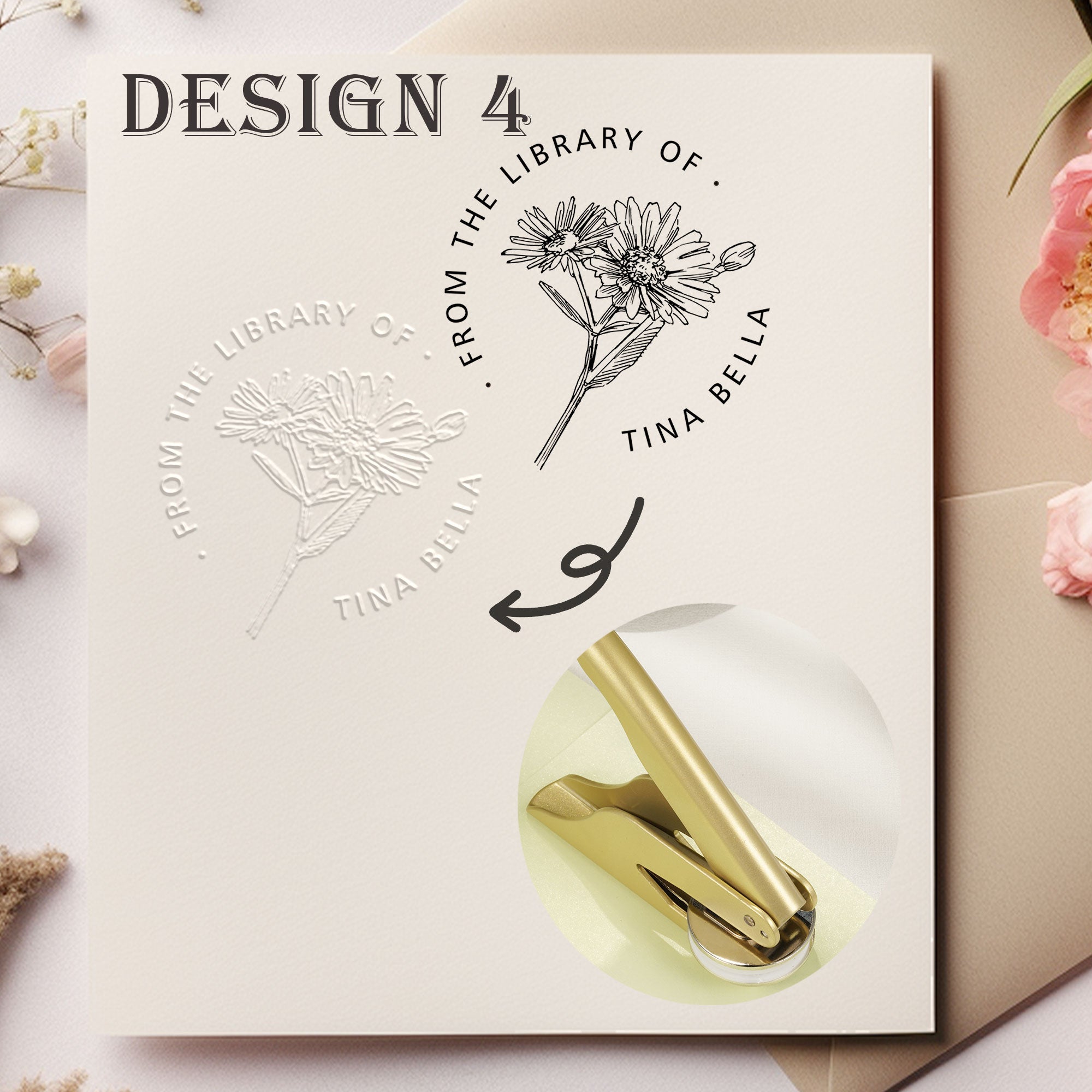 Custom Rustic Book Embosser