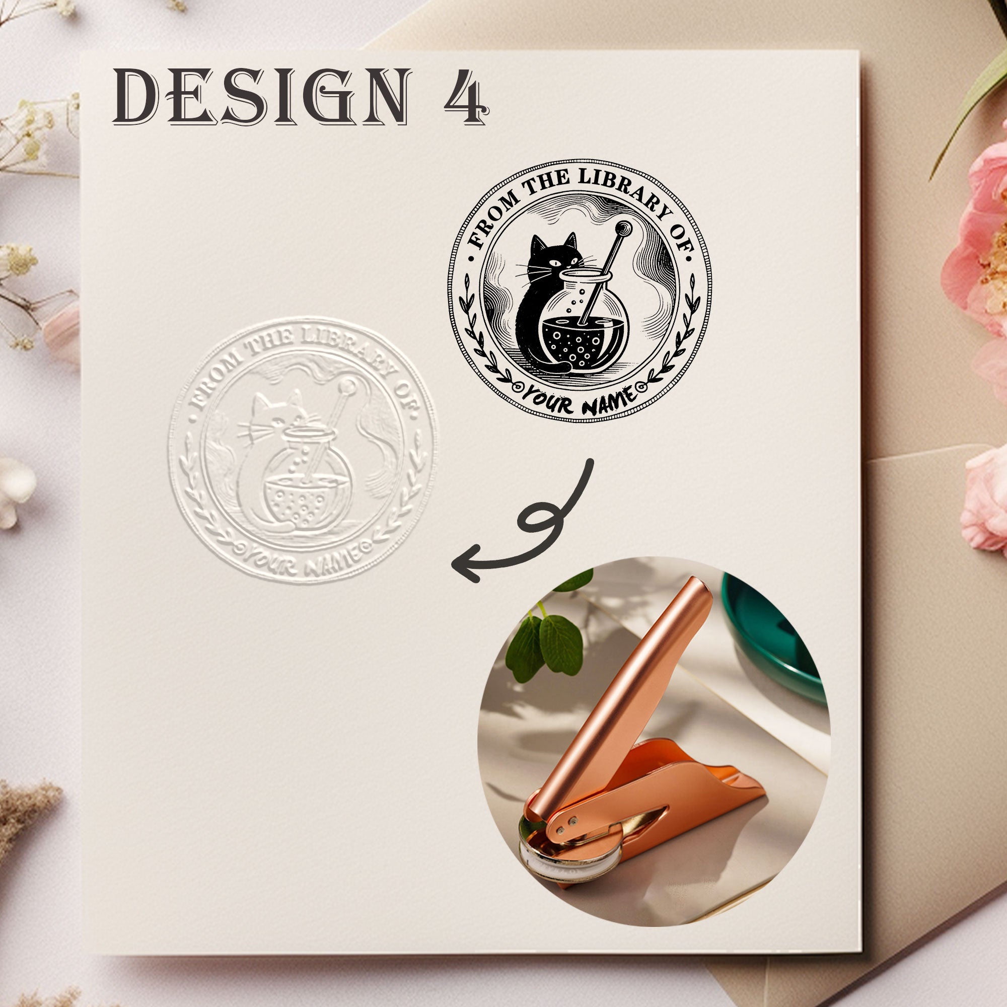 Custom Library Book Embosser