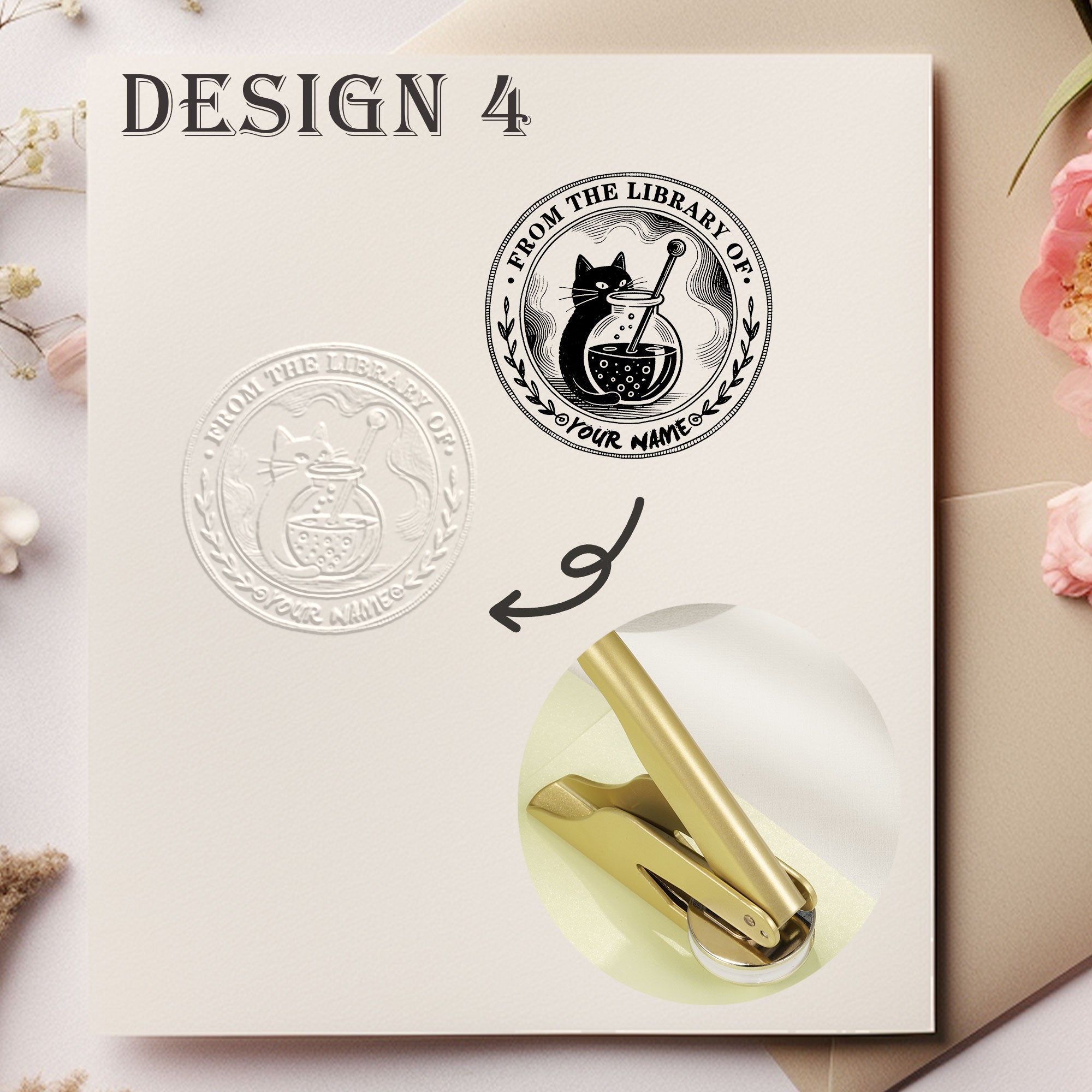 Custom Library Book Embosser
