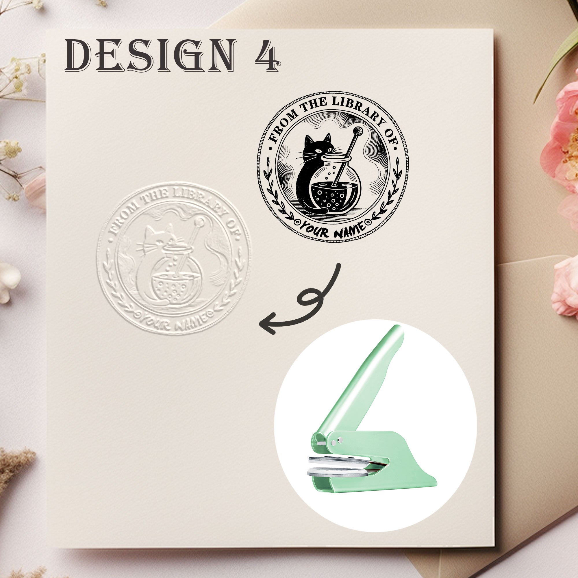 Custom Library Book Embosser