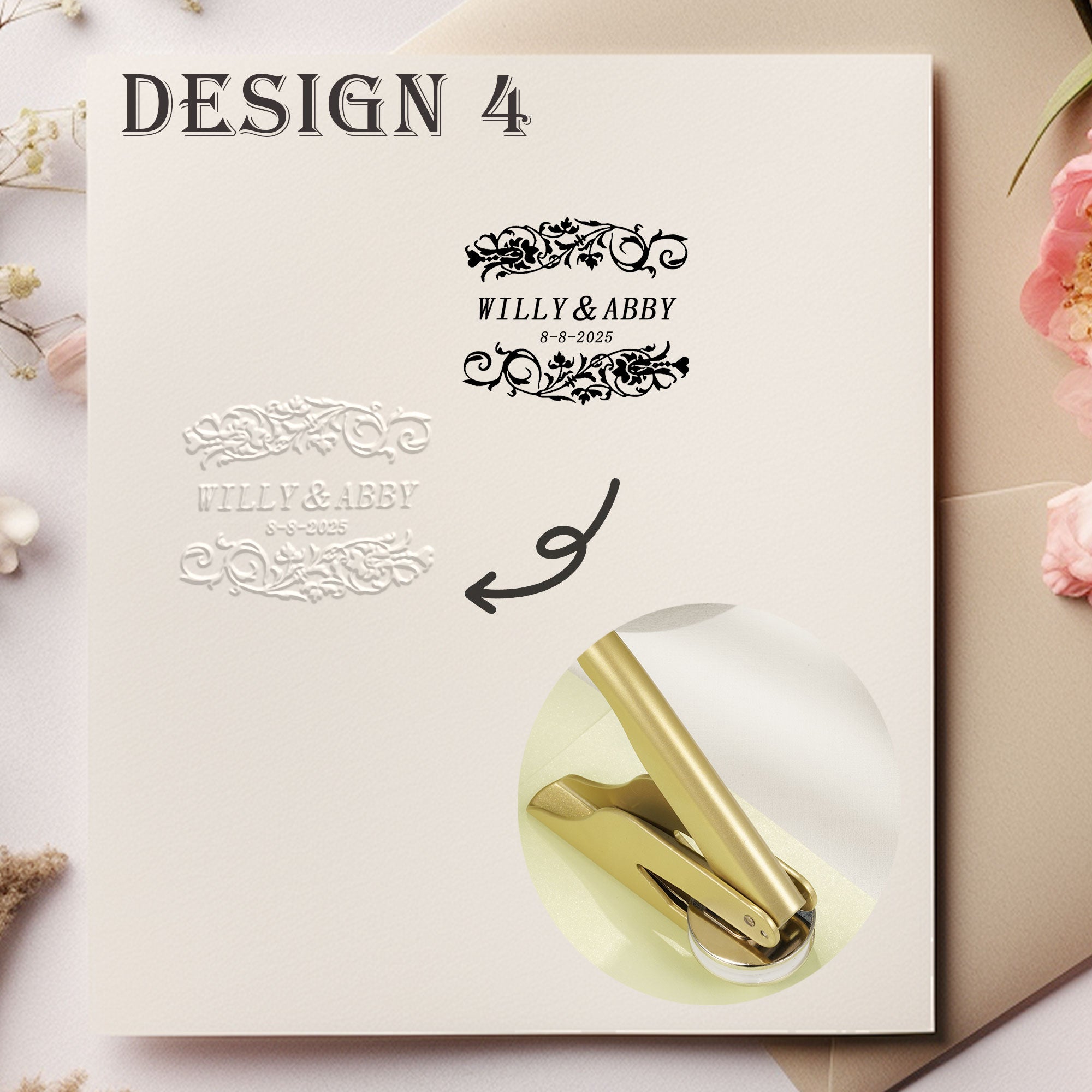 Custom Creative Wedding Embosser