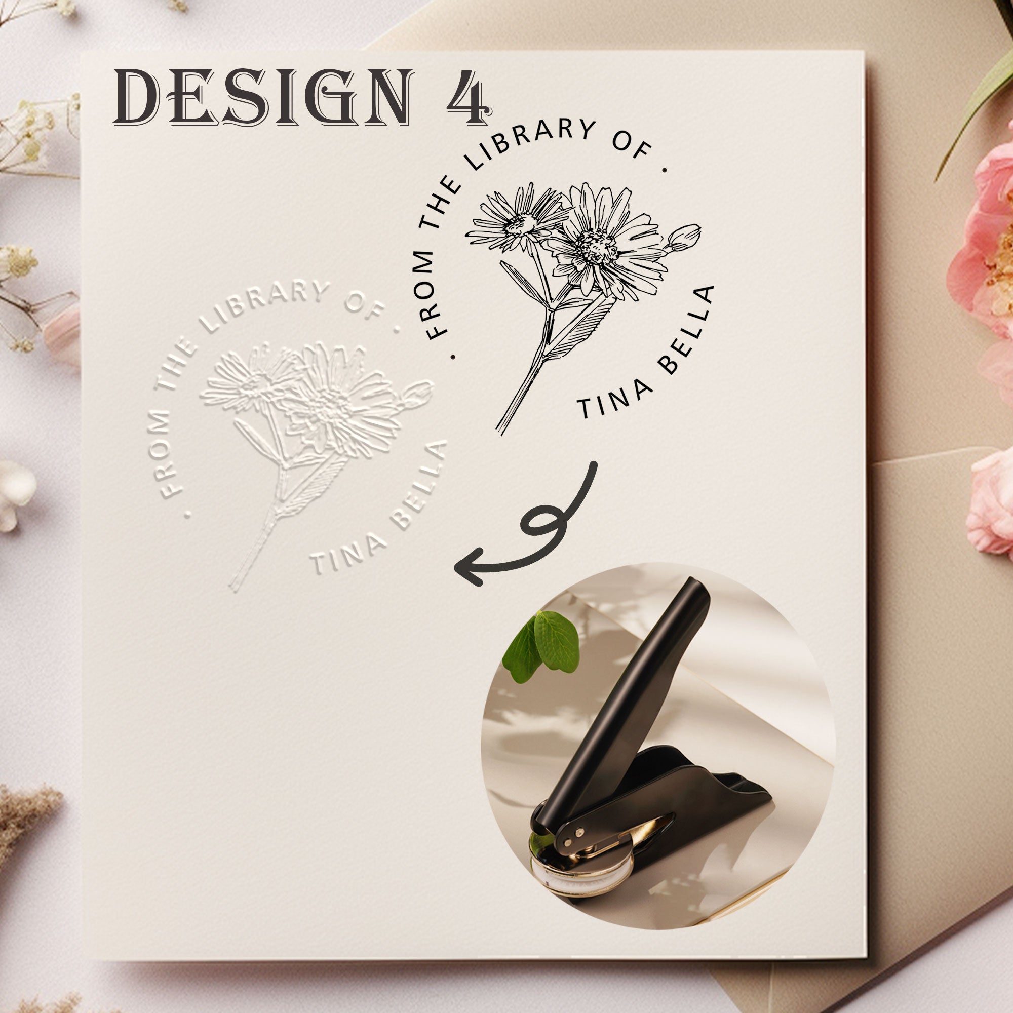 Custom Rustic Book Embosser