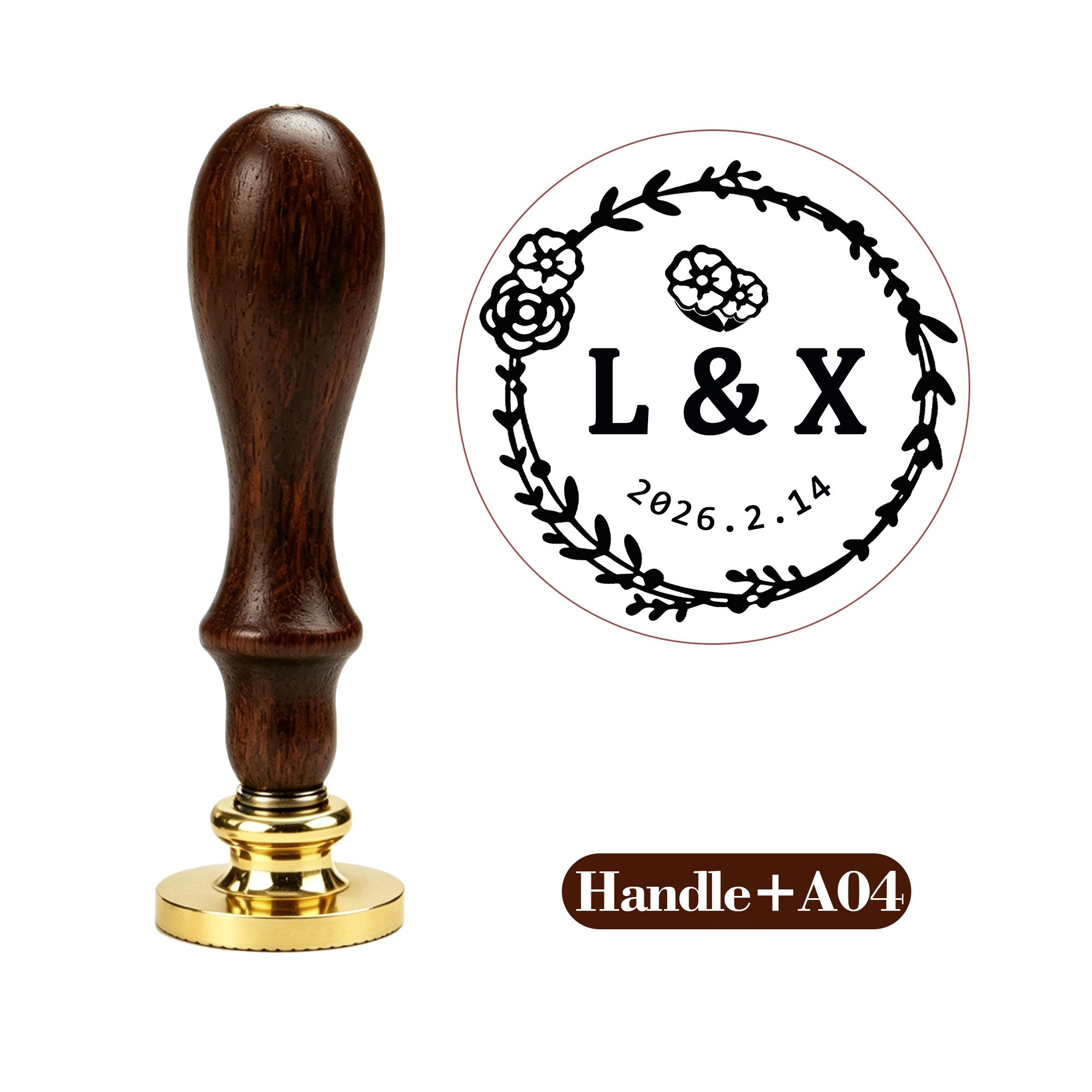 Decorative wax stamp