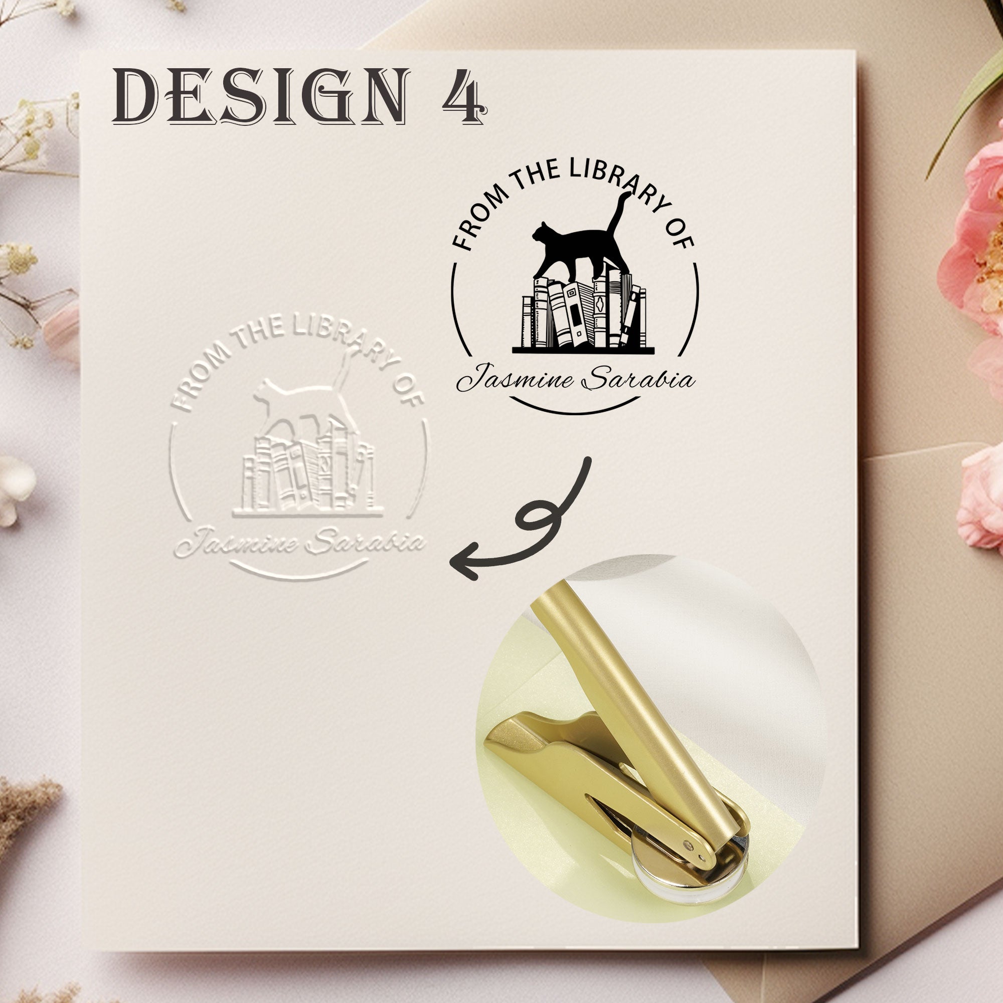 Custom Floral Decor Embosser
