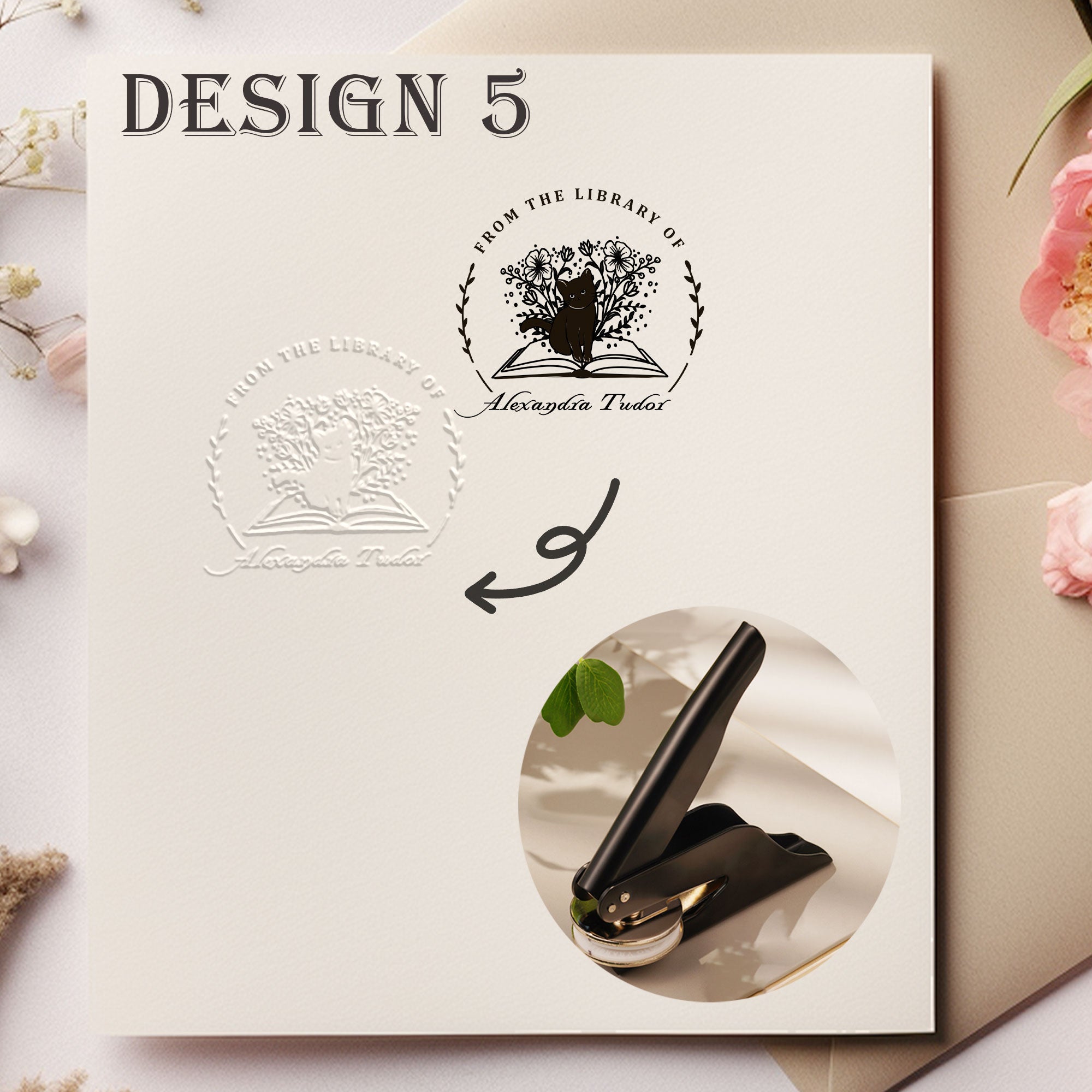 Custom Bookplate Embosser