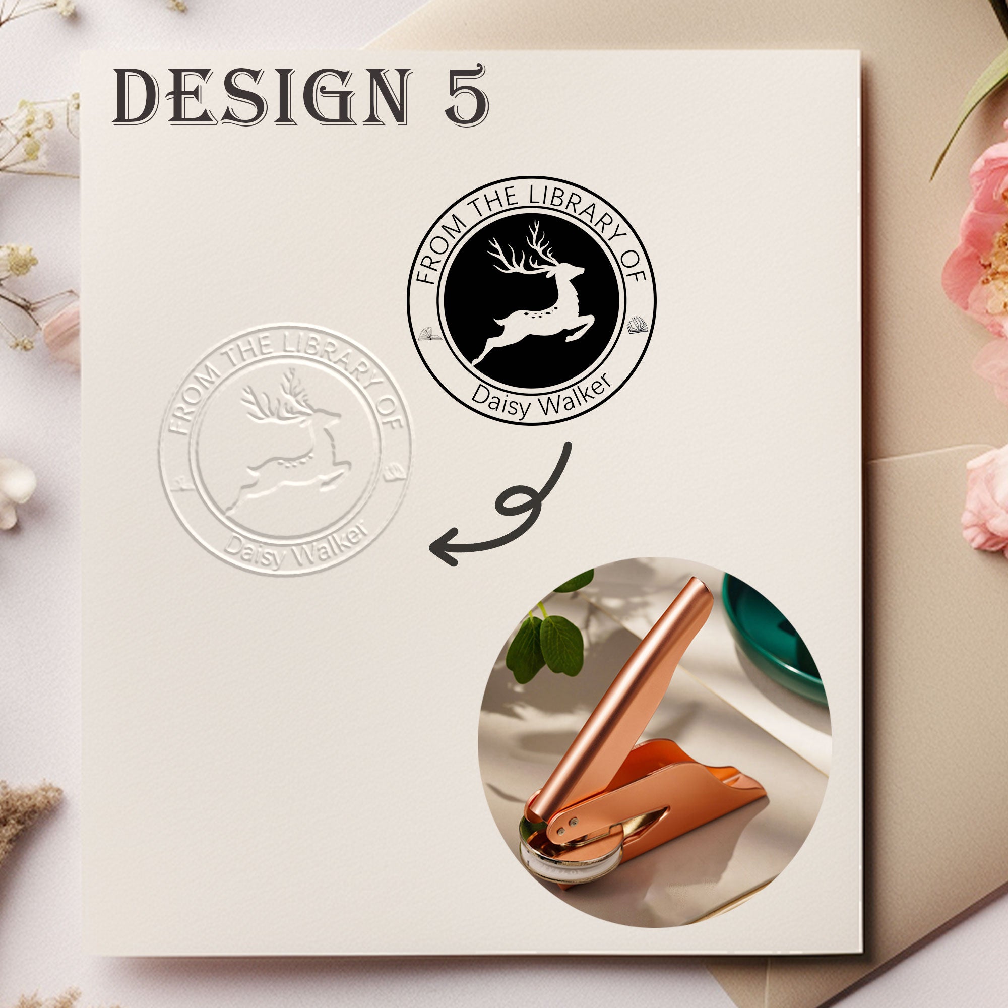 Custom Modern Book Embosser