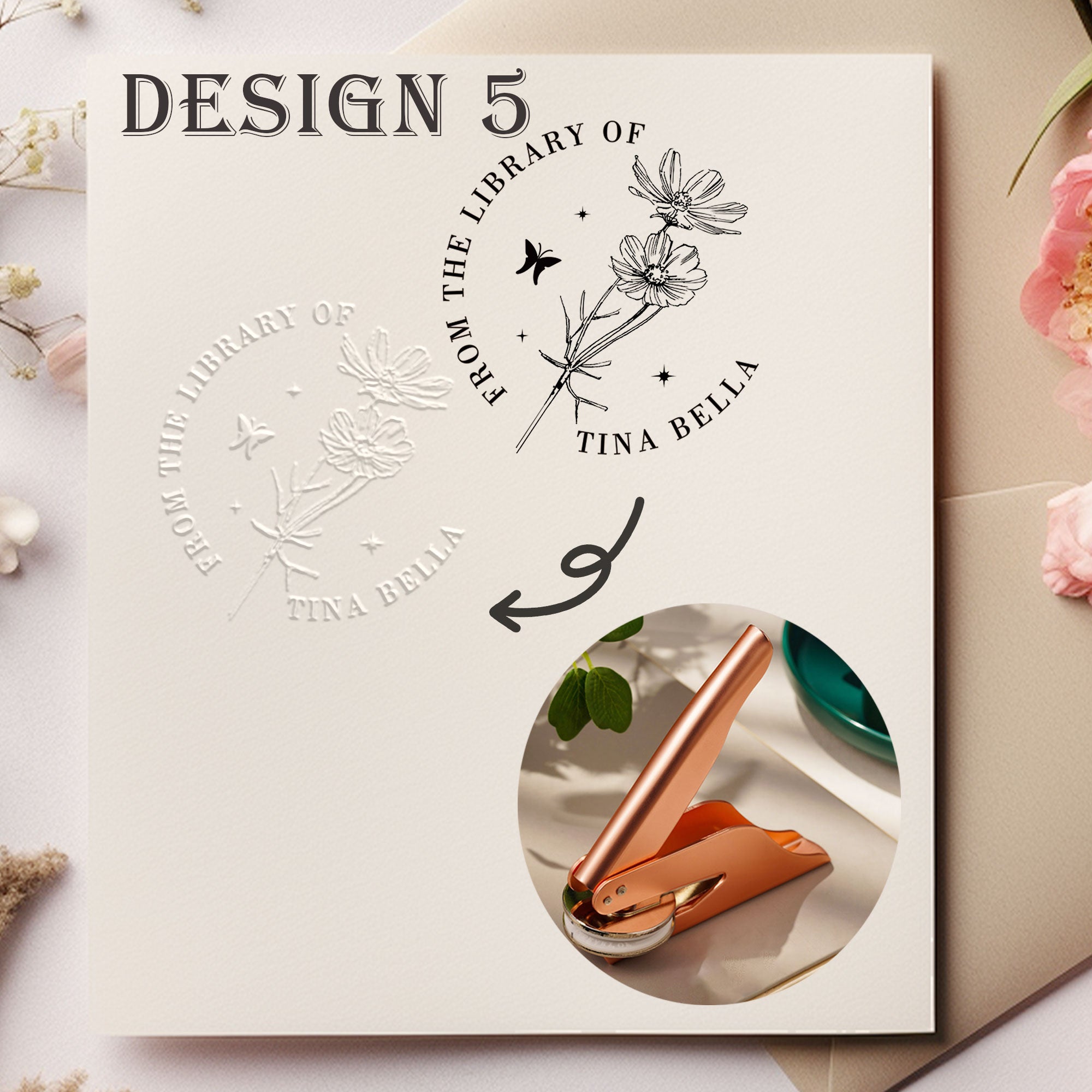 Custom Rustic Book Embosser