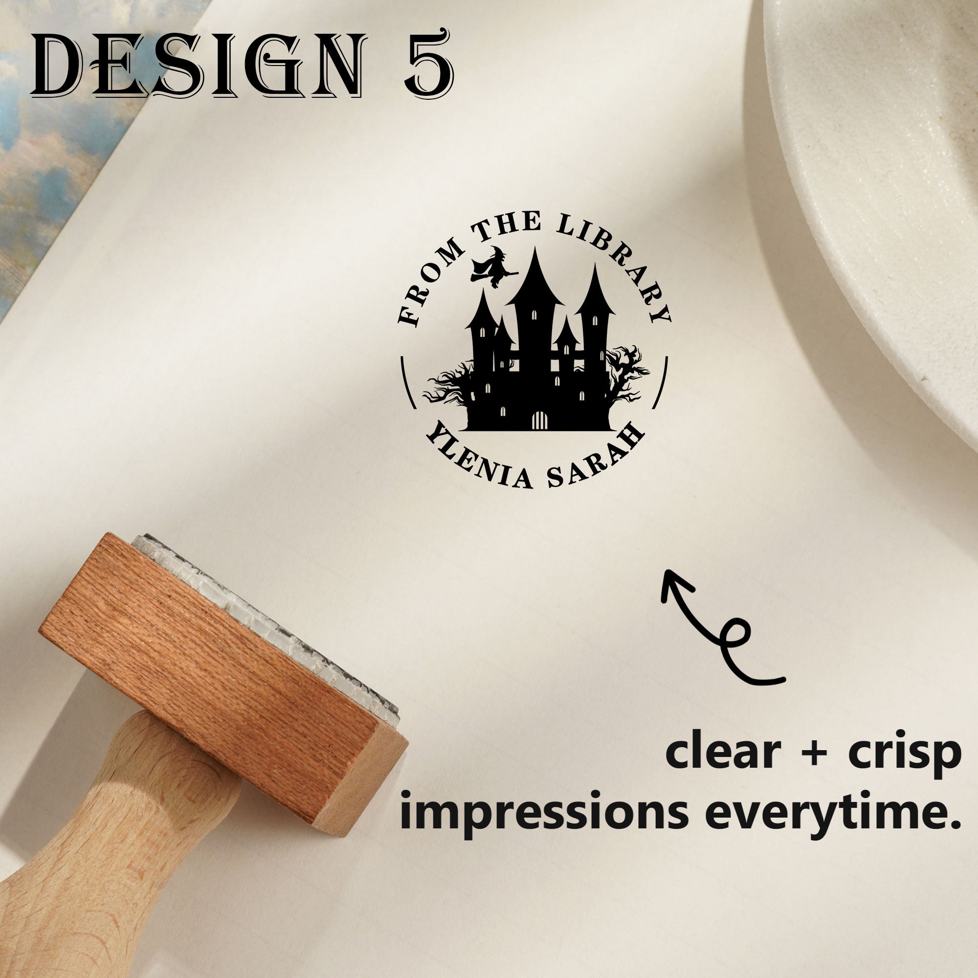 Custom Handcraft Book Stamp