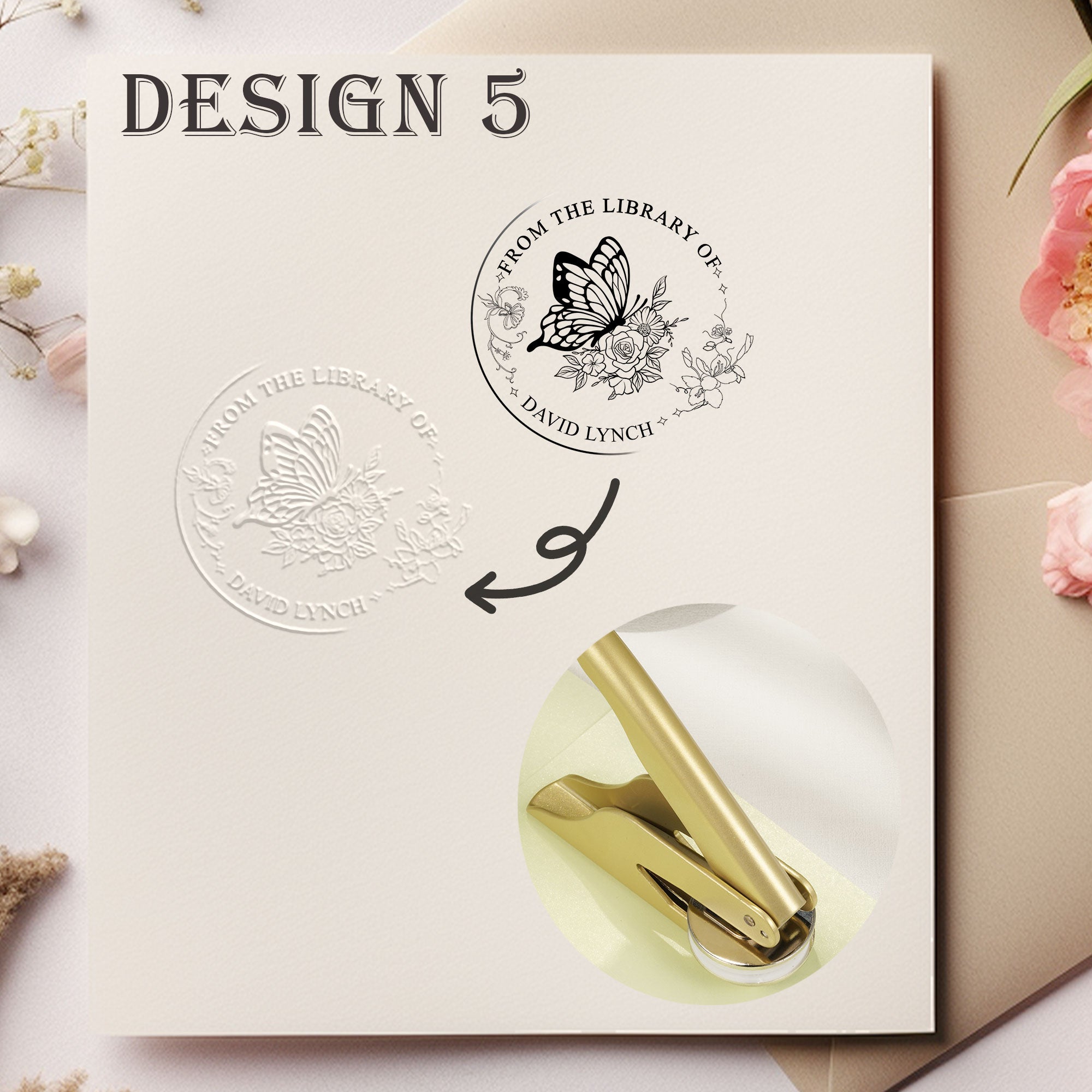 Custom Artistic Seal Embosser