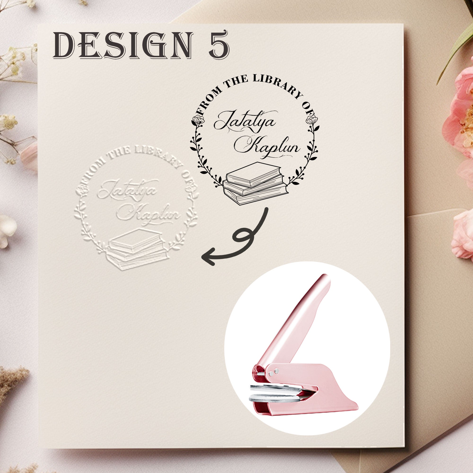 Custom Literary Book Embosser