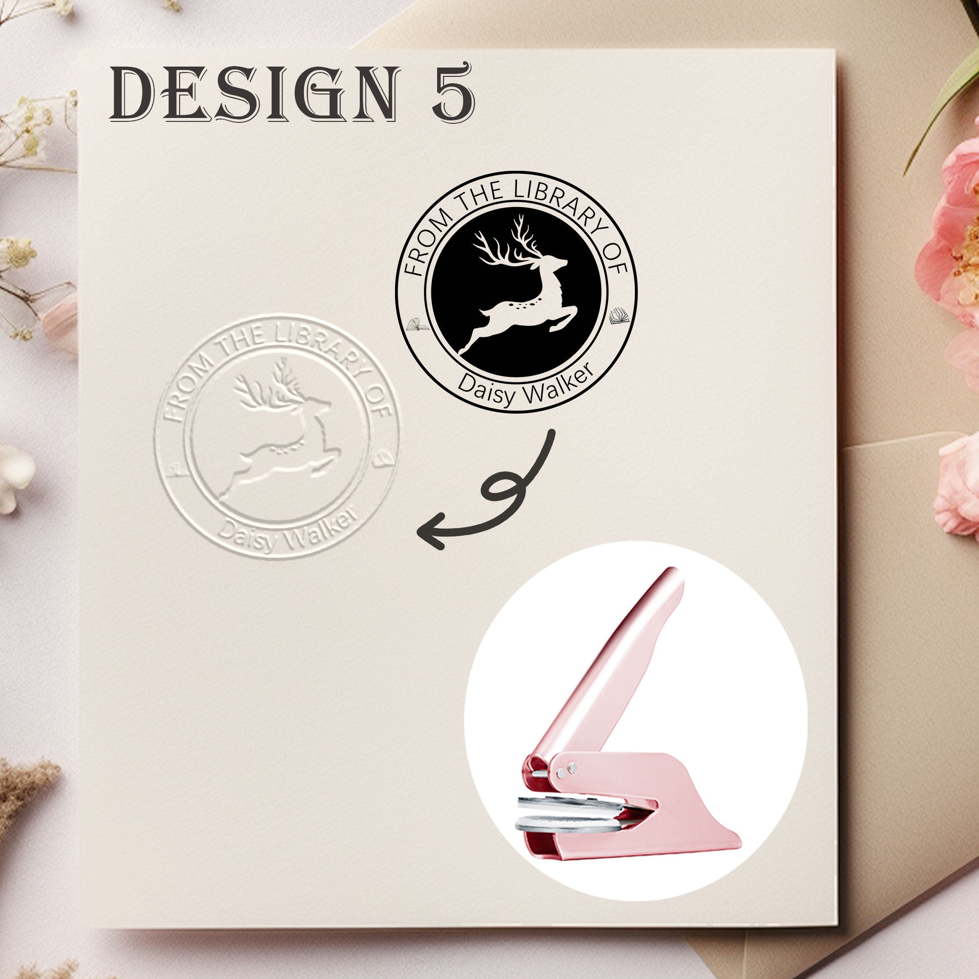Custom Modern Book Embosser