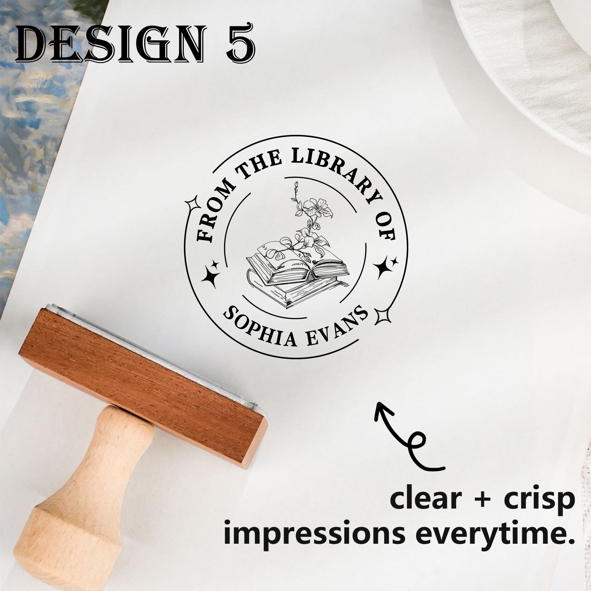 Custom Creative Wood Stamp