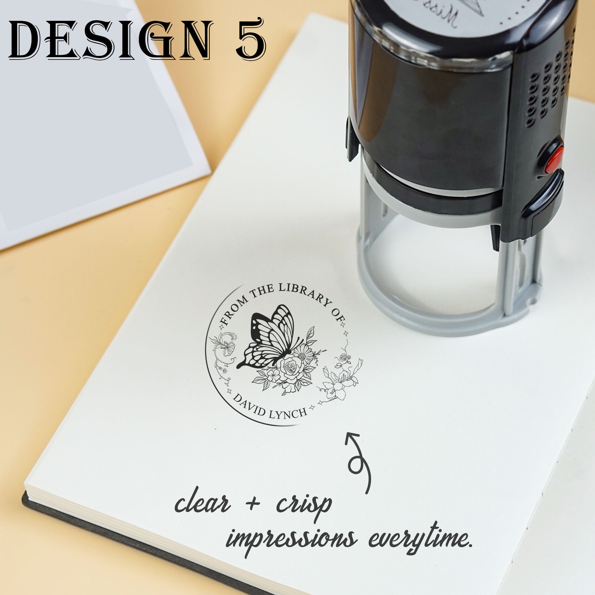 Artistic Self‑inking Stamp