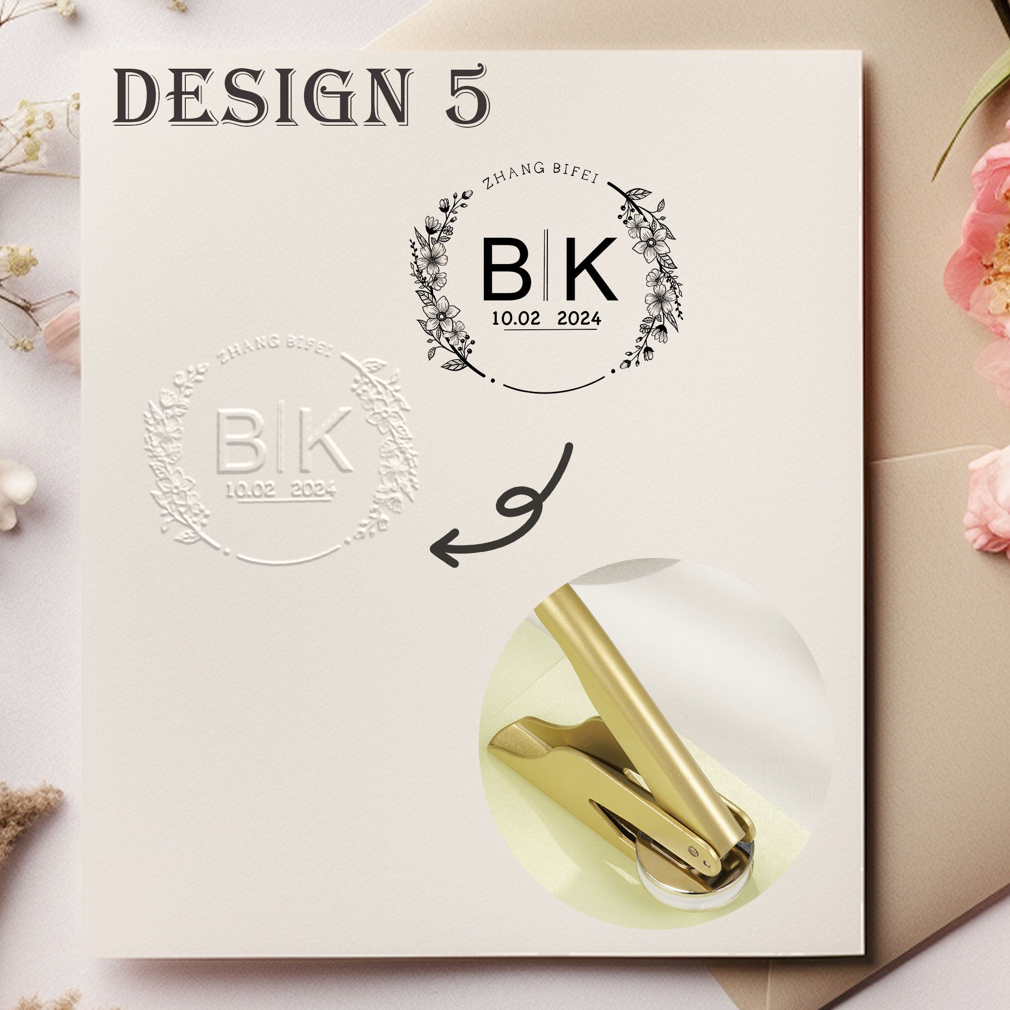 Custom Mailing Wedding Embosser