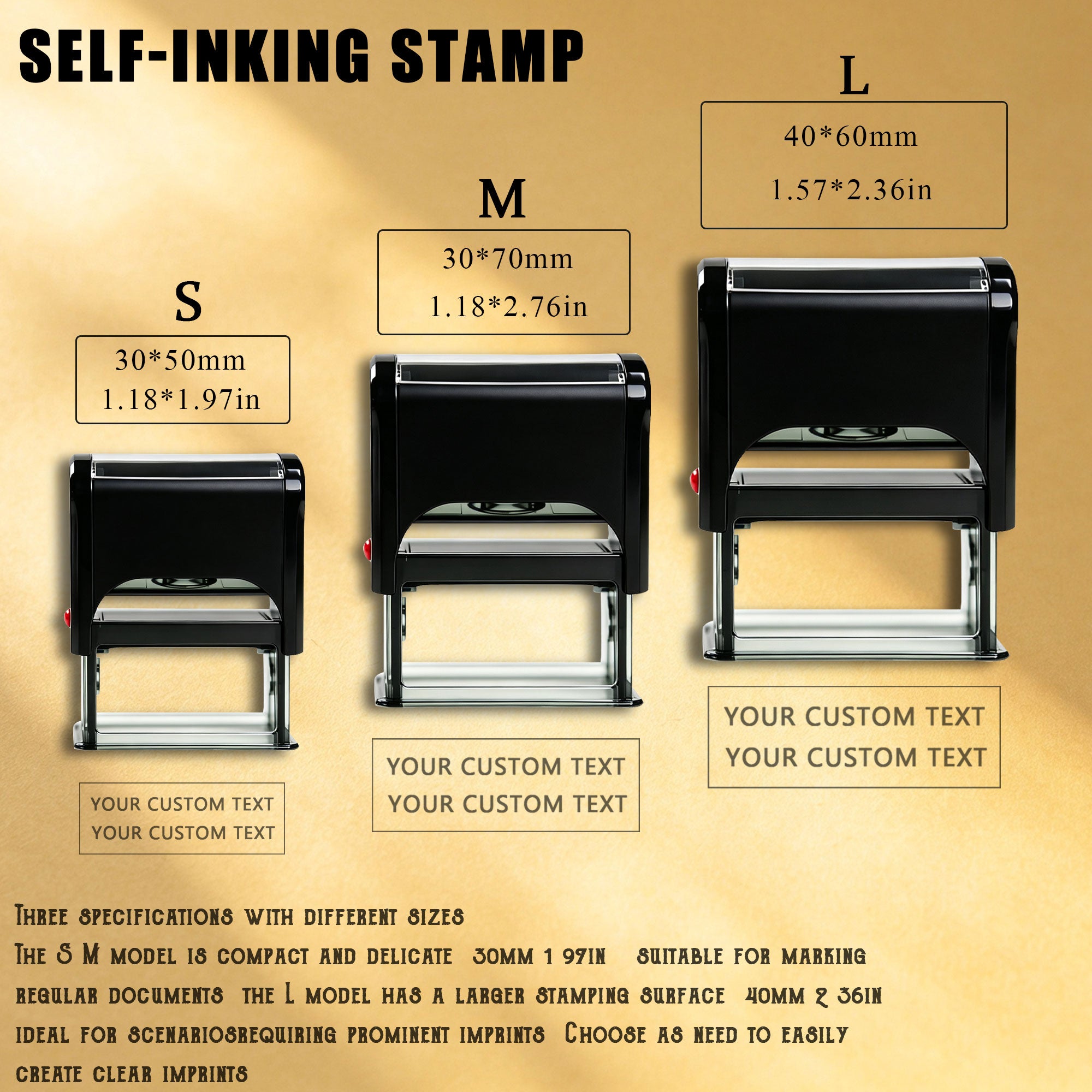 Custom Self-Inking Stamp
