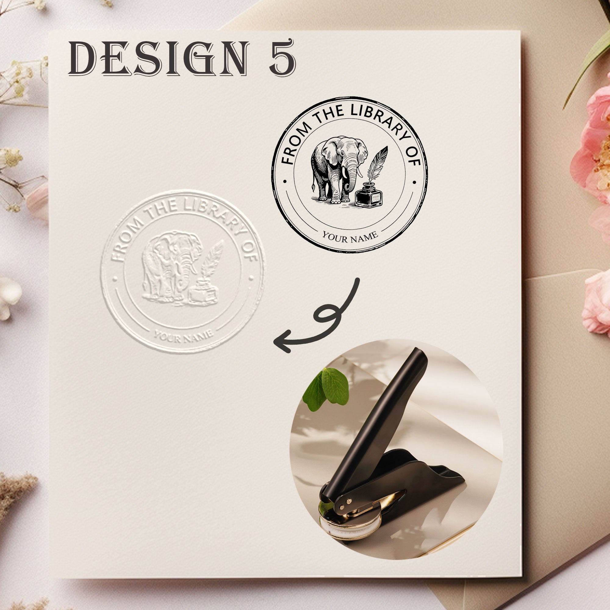 Custom Elegant Paper Embosser