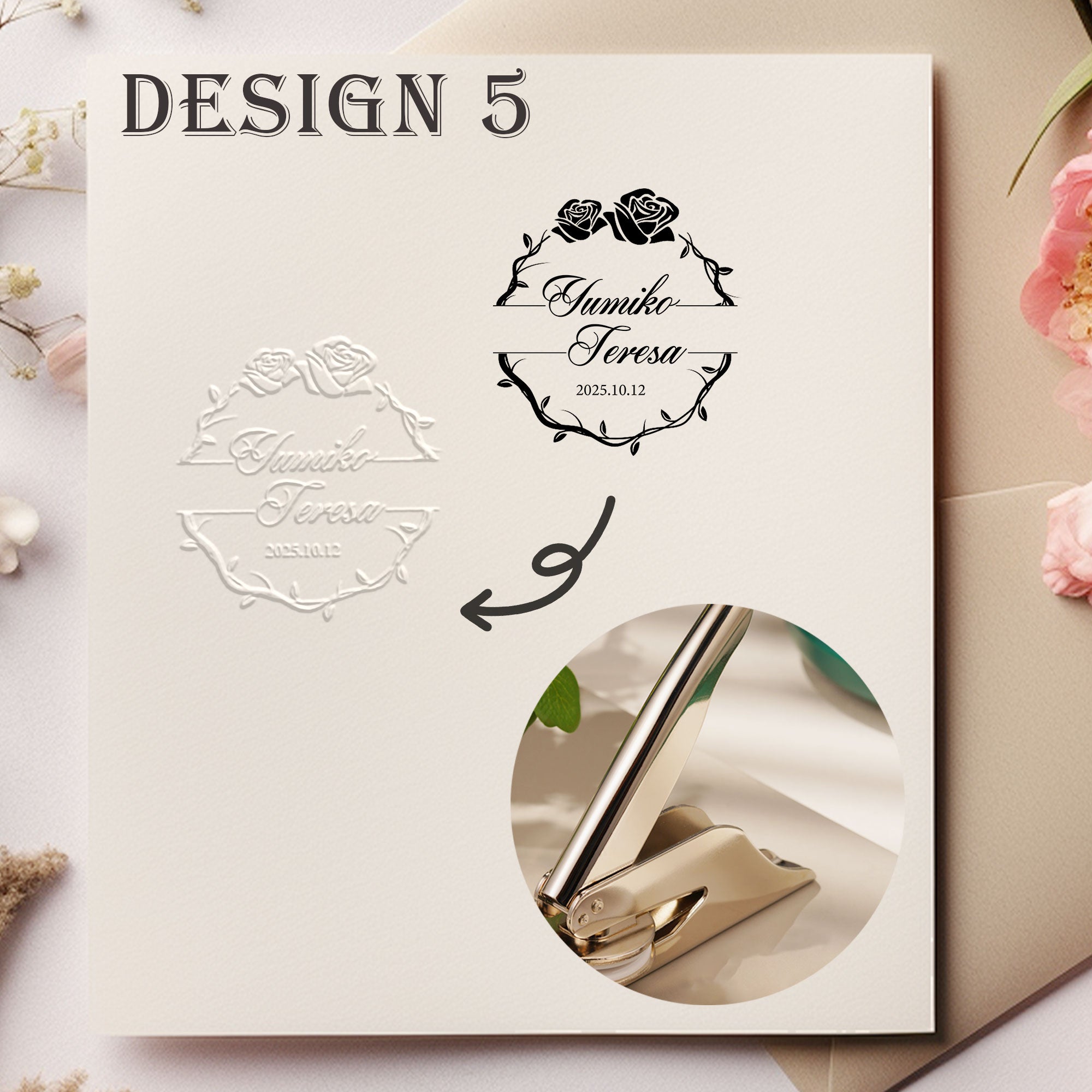 Custom Wedding Favor Embosser