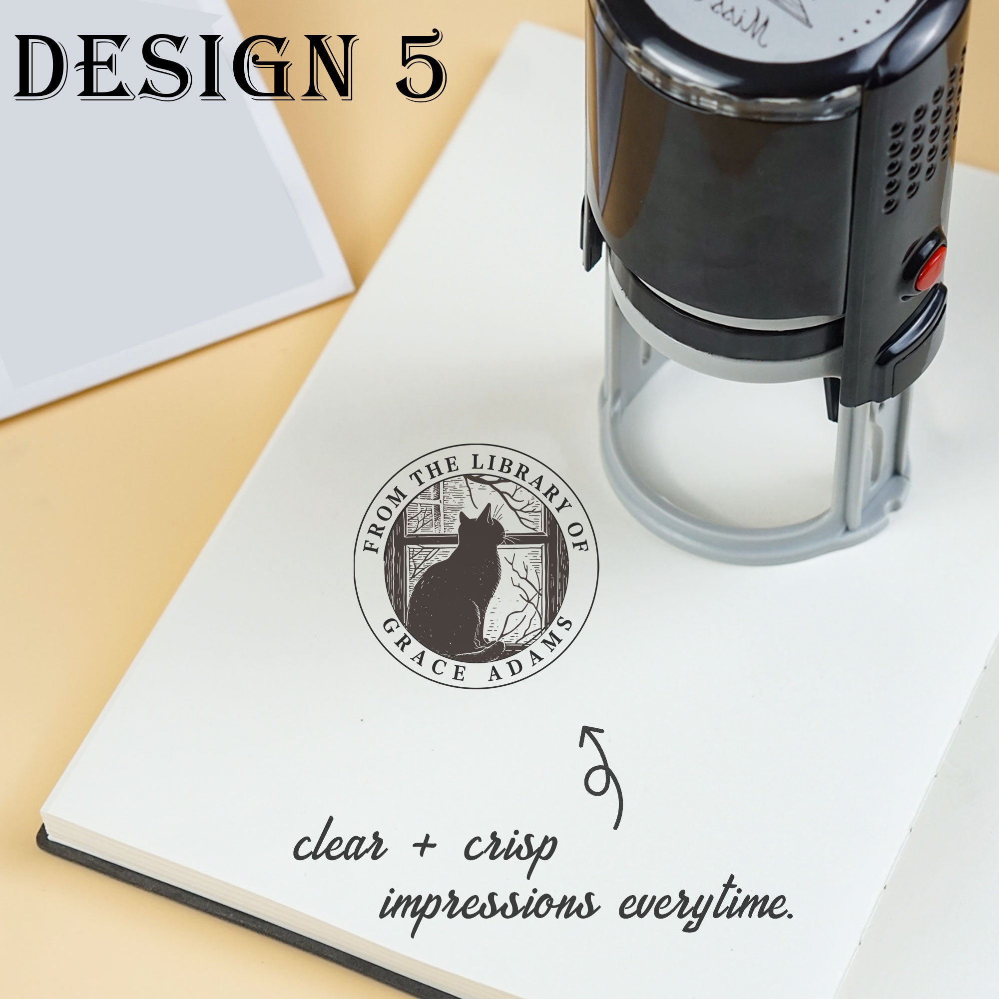 Private Library Self‑inking Stamp