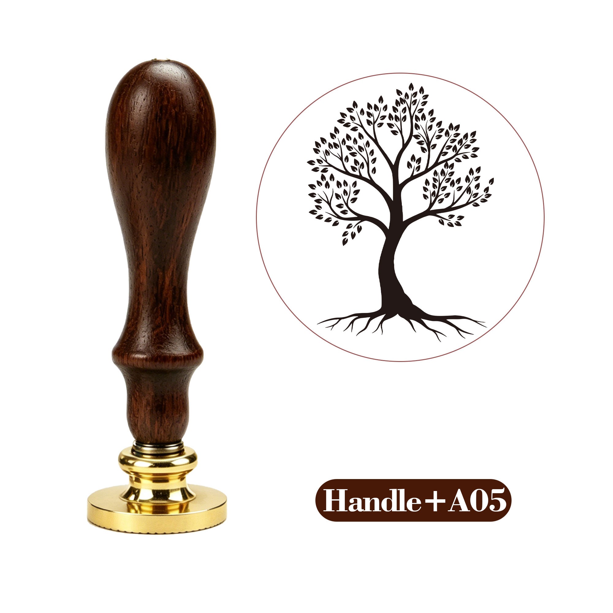 Tree-shaped wax seal
