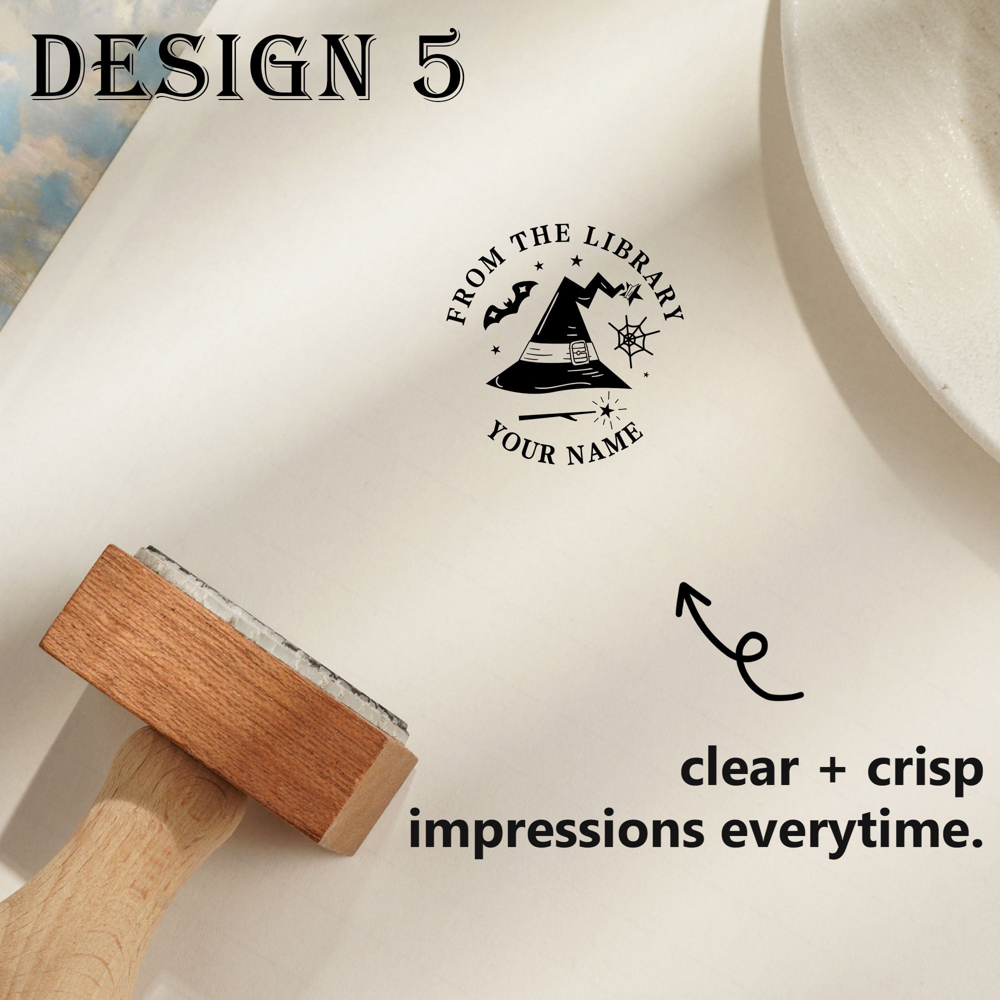 Custom DIY Craft Wood Stamp