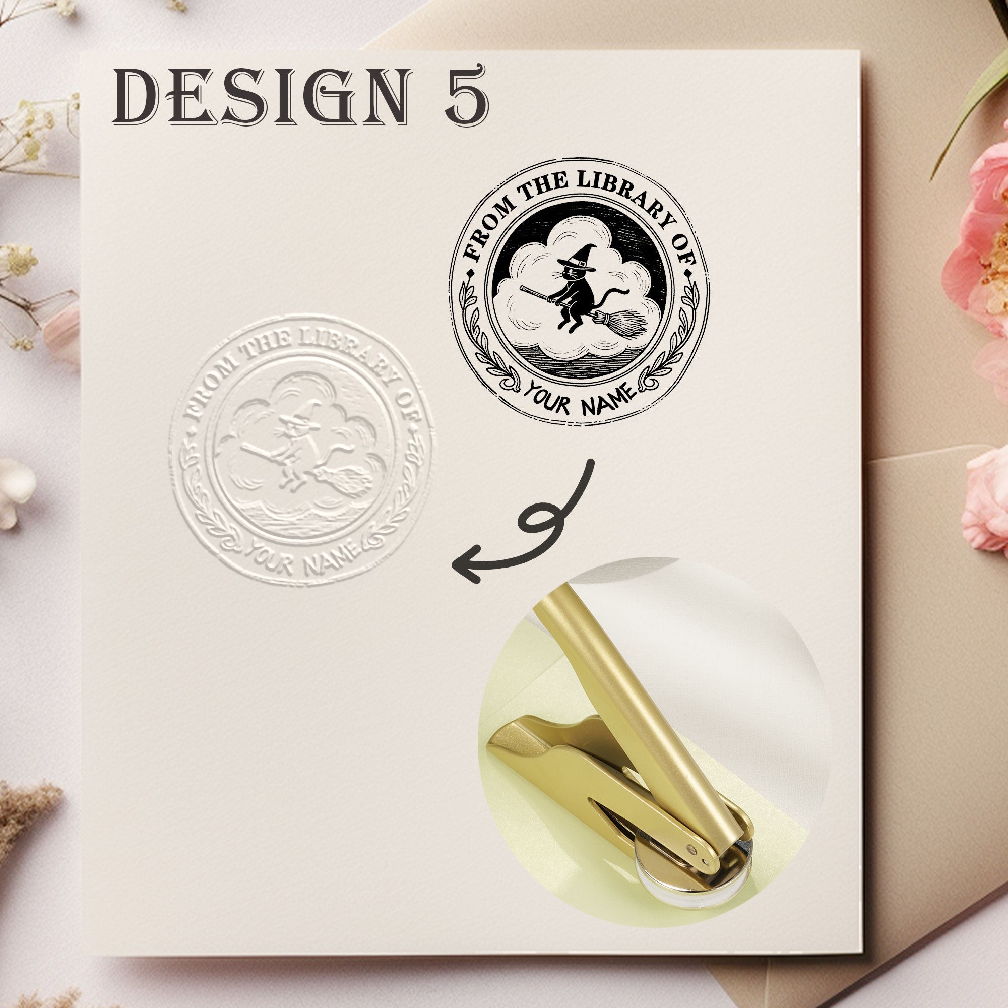 Custom Library Book Embosser