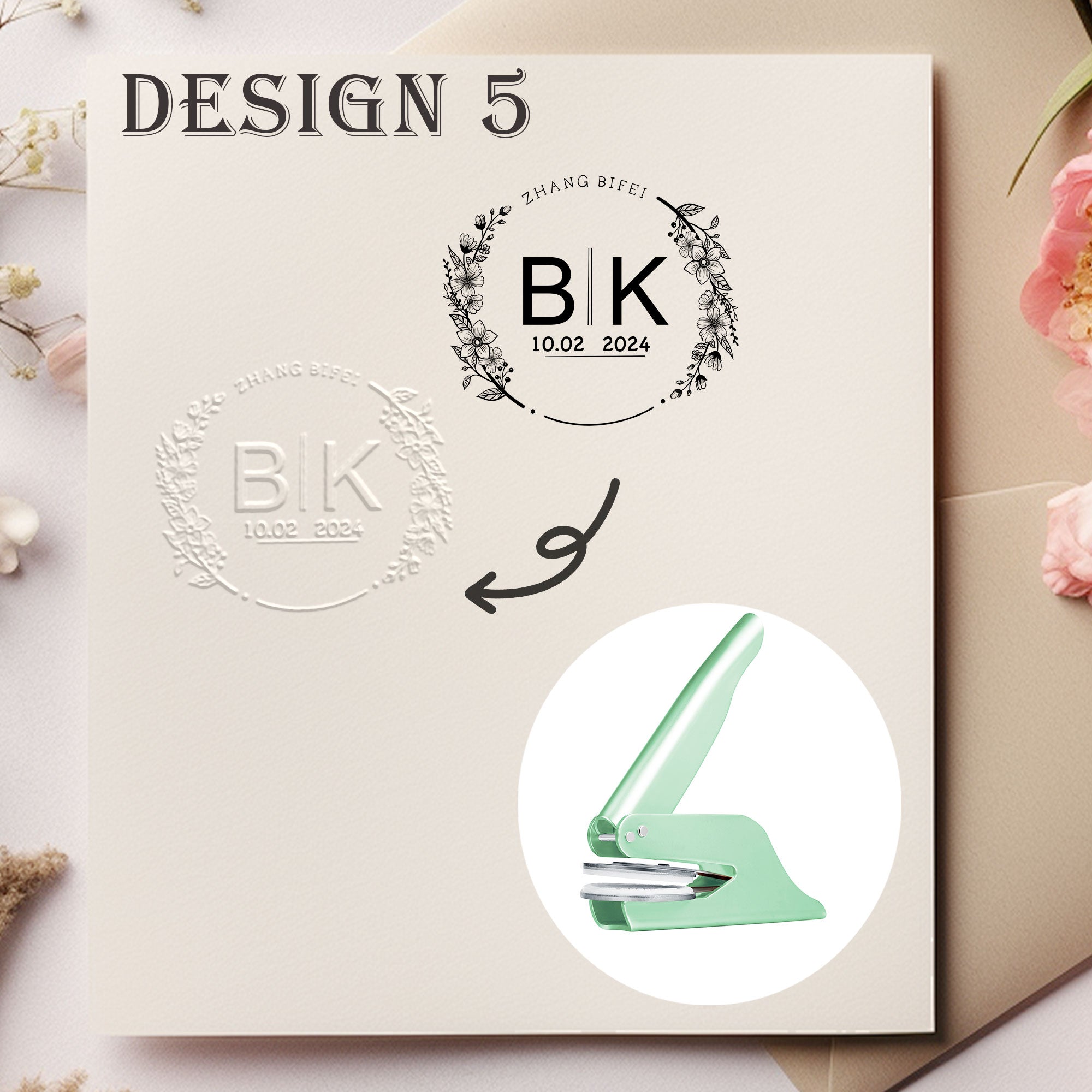 Custom Mailing Wedding Embosser