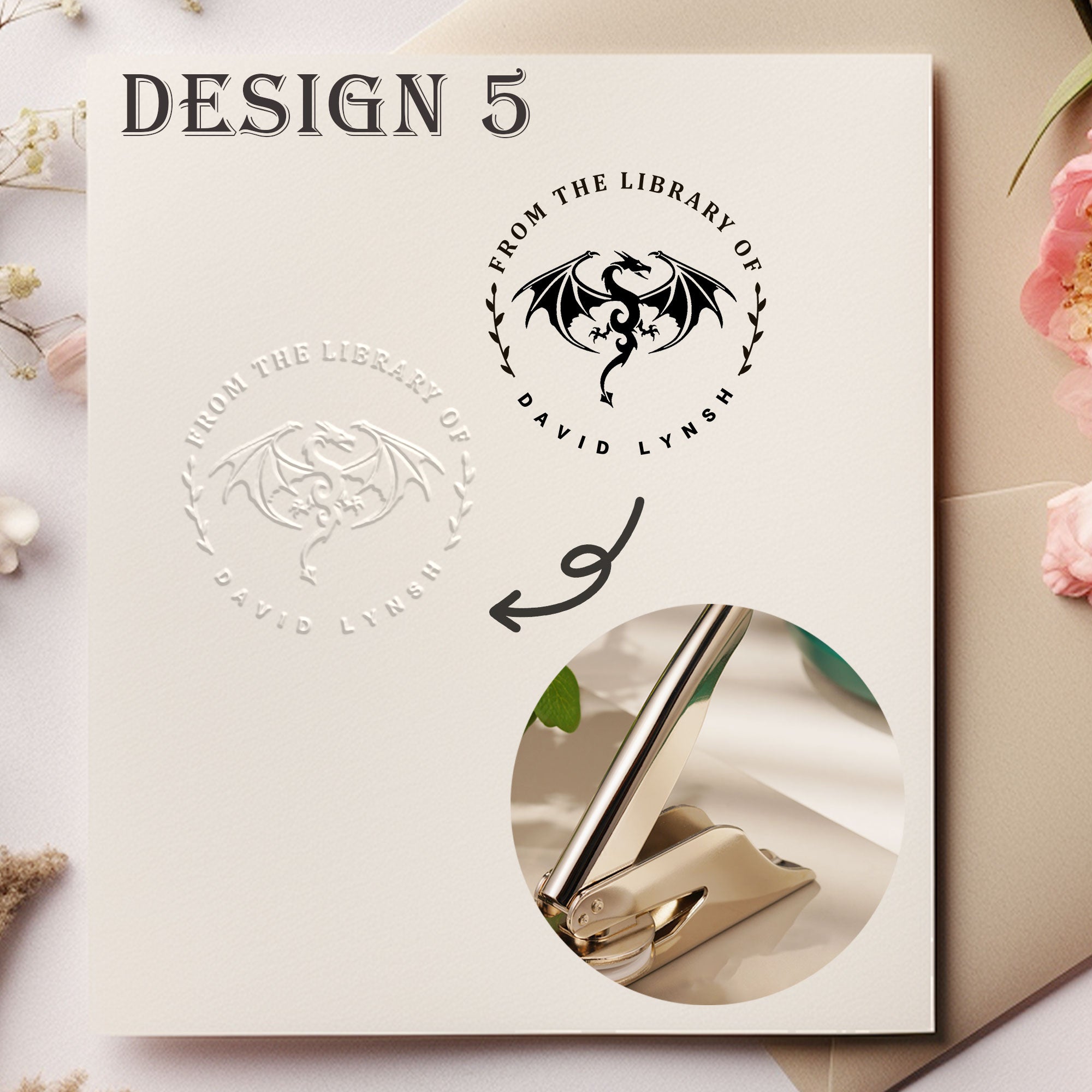 Custom Journal Paper Embosser
