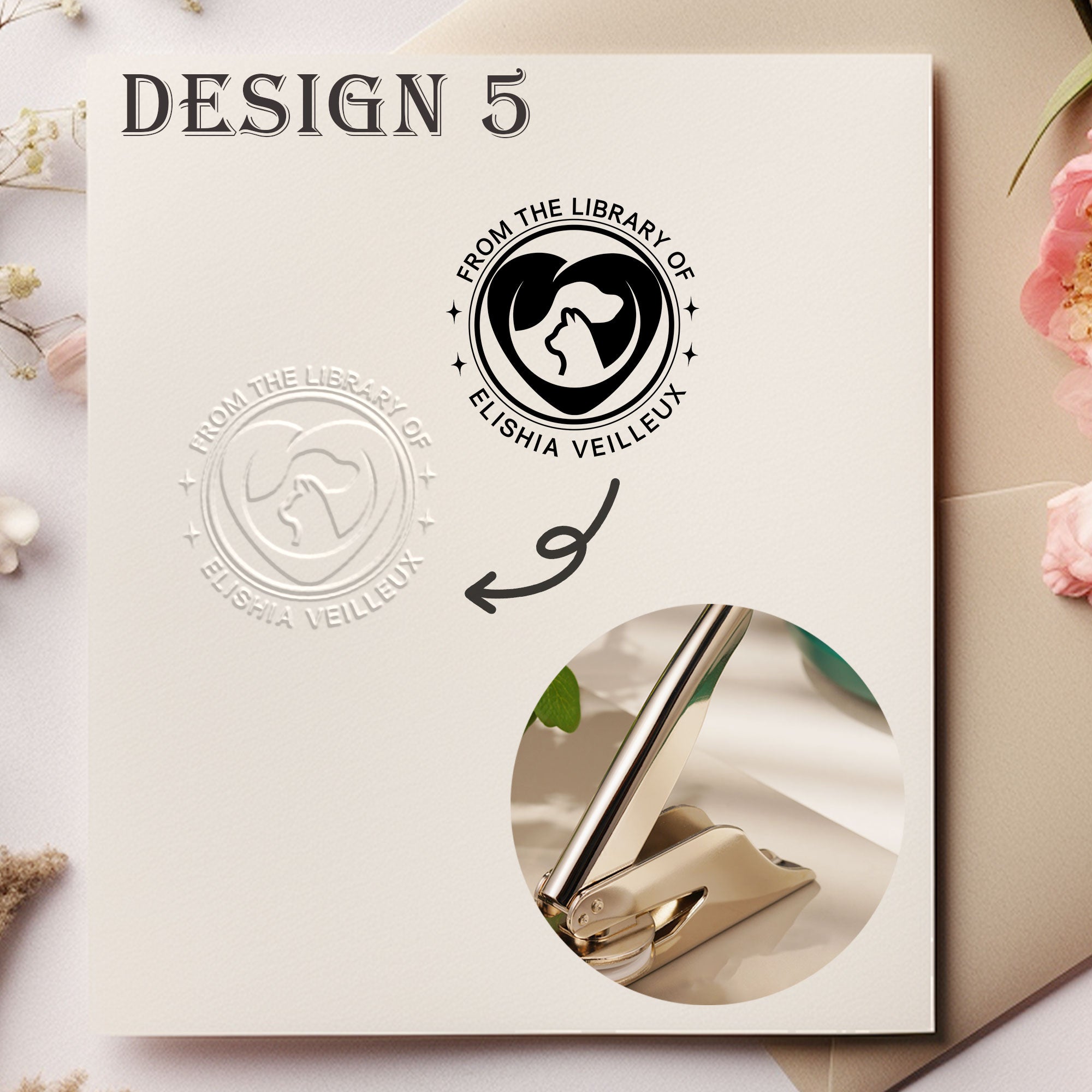 Custom Decor Book Embosser