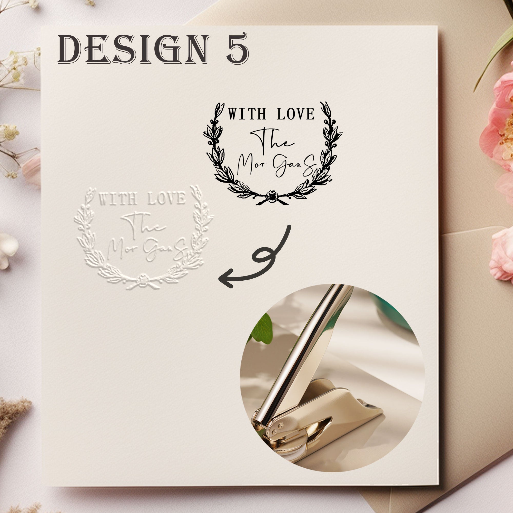 Custom Creative Wedding Embosser