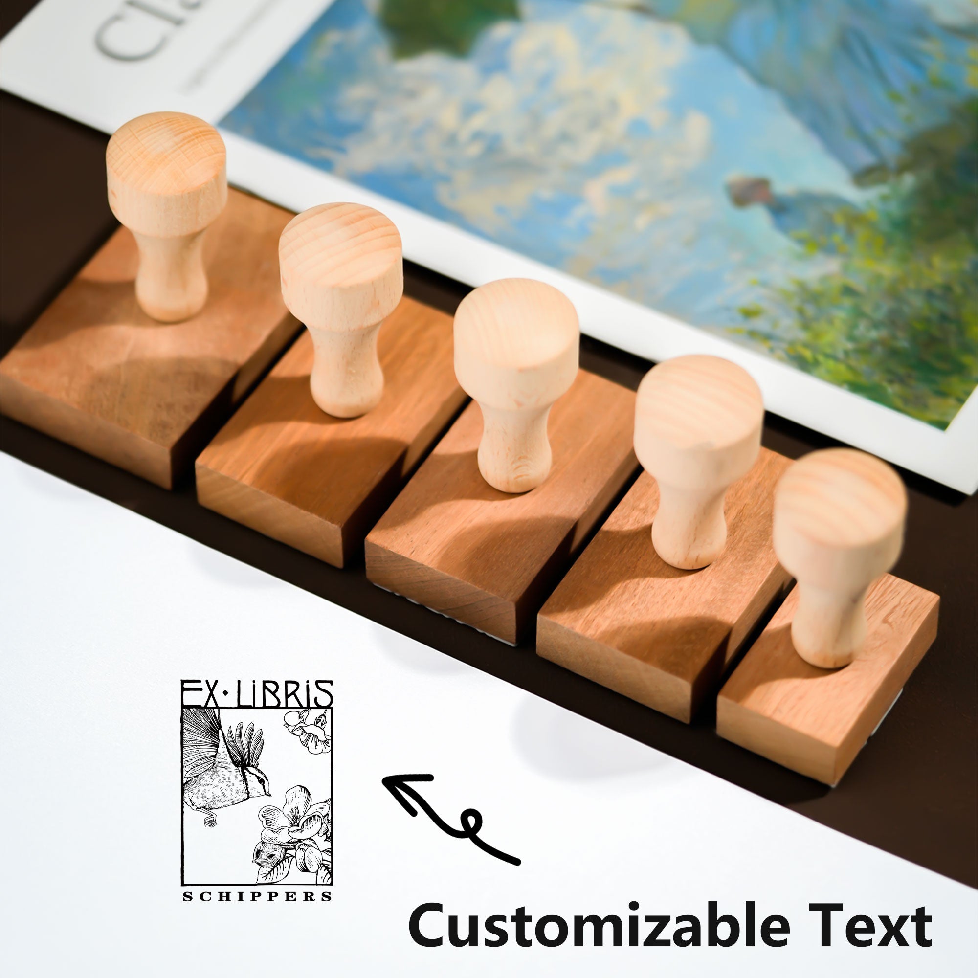 Customized Premium Bookplate Stamp