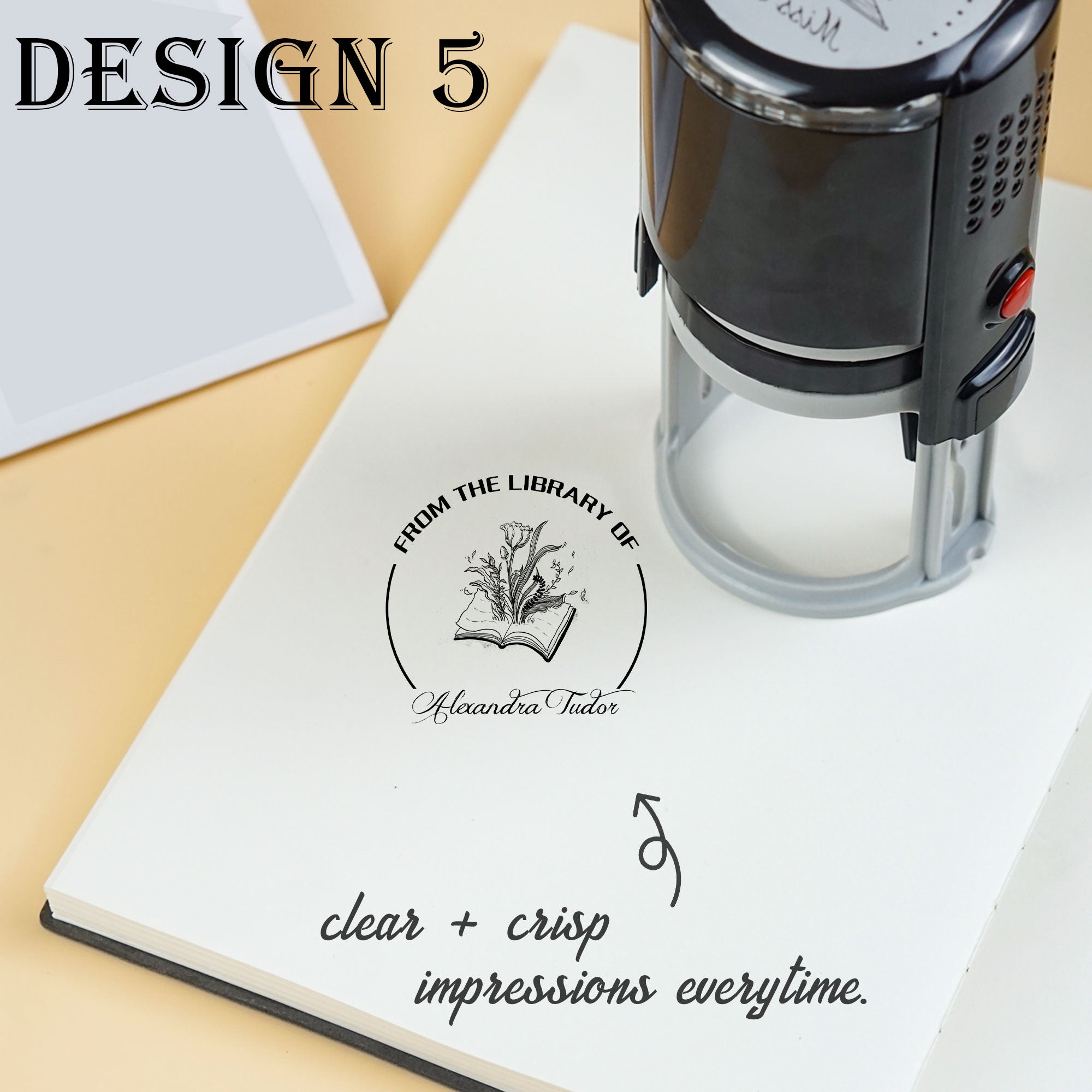 Family Book Self‑inking Stamp