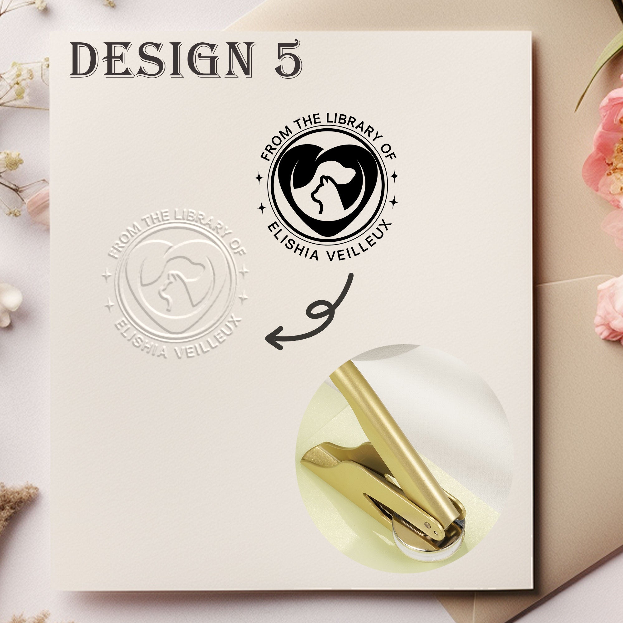 Custom Decor Book Embosser