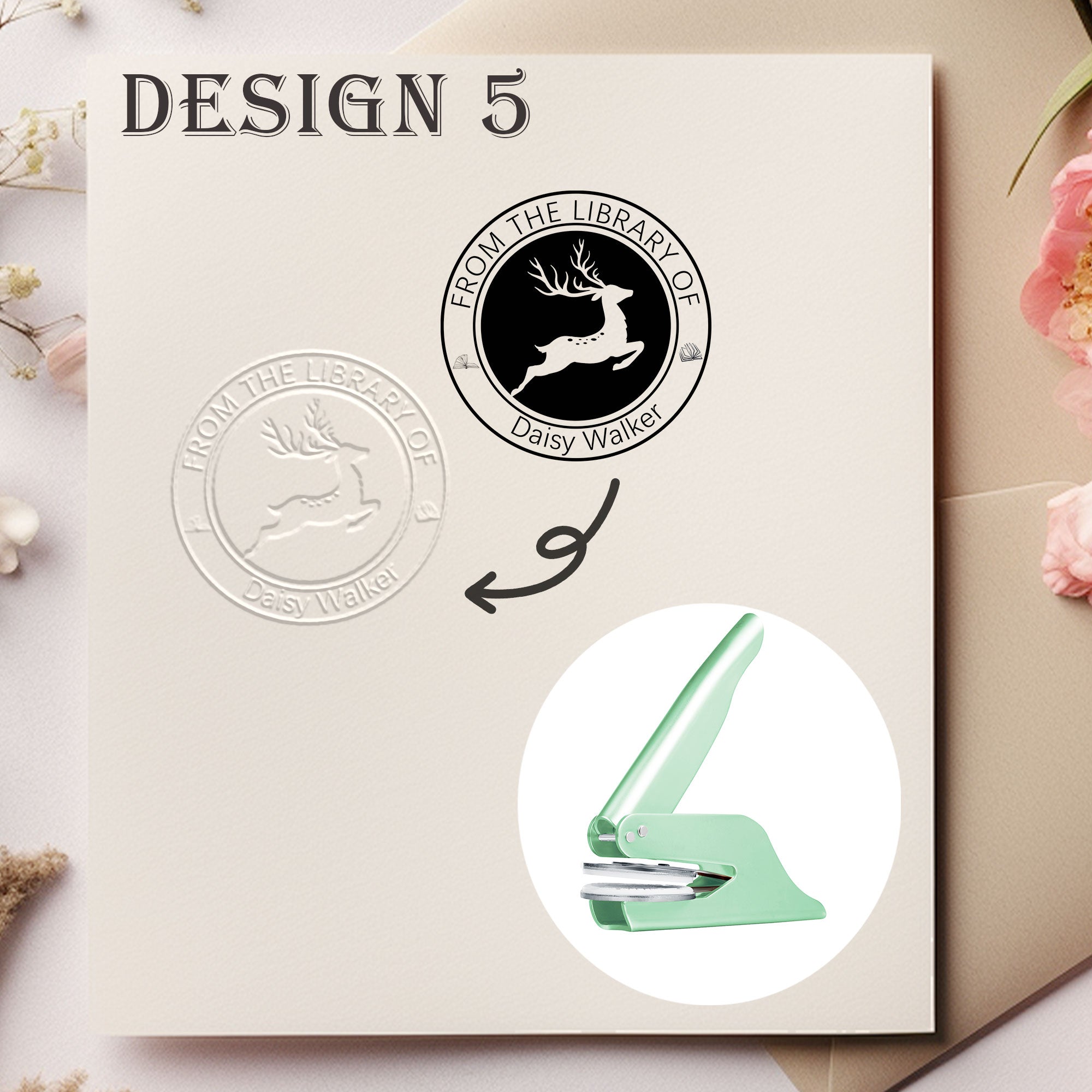 Custom Modern Book Embosser