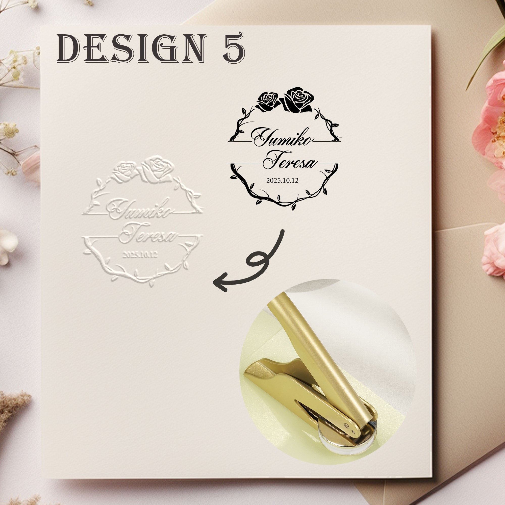 Custom Wedding Favor Embosser