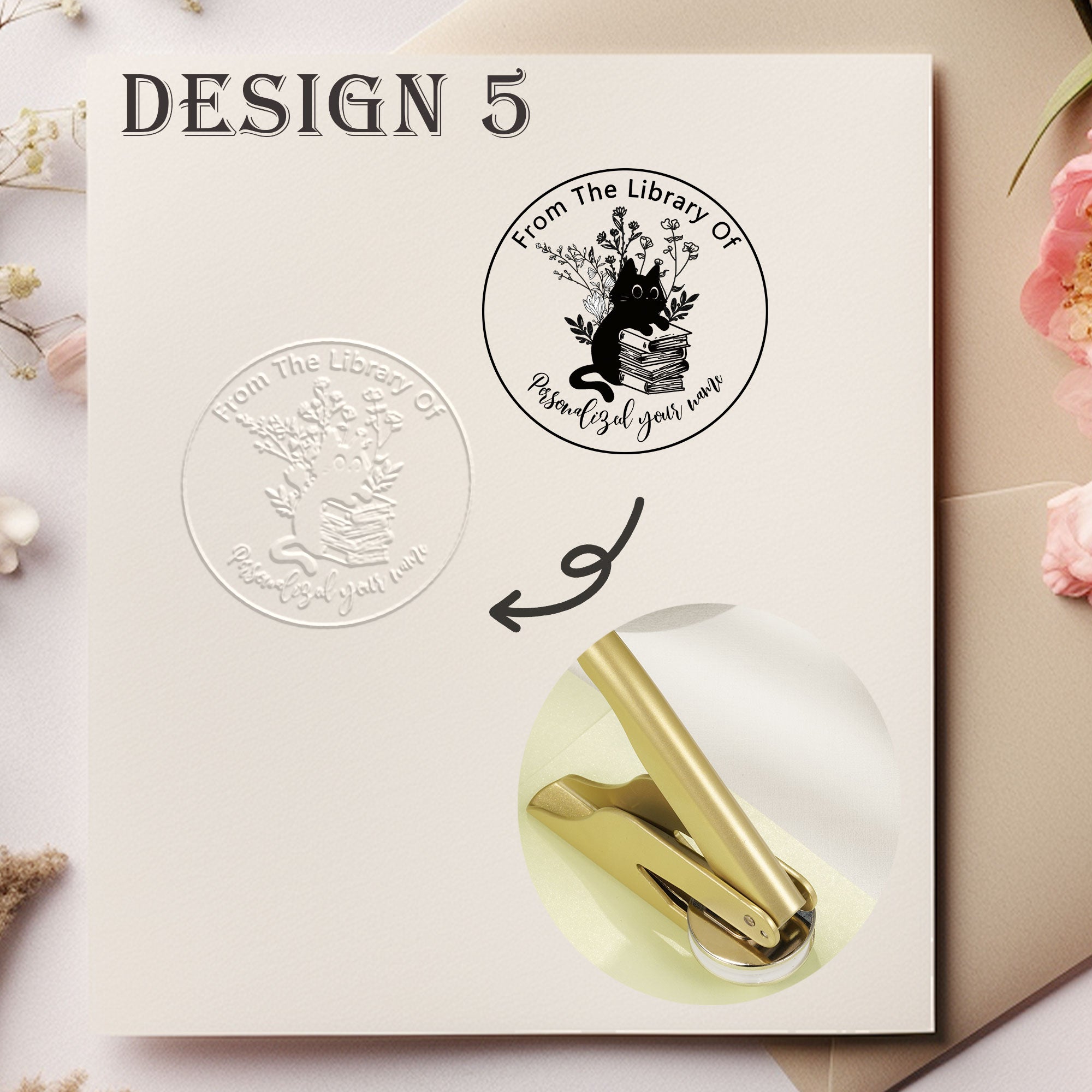 Custom Literary Book Embosser