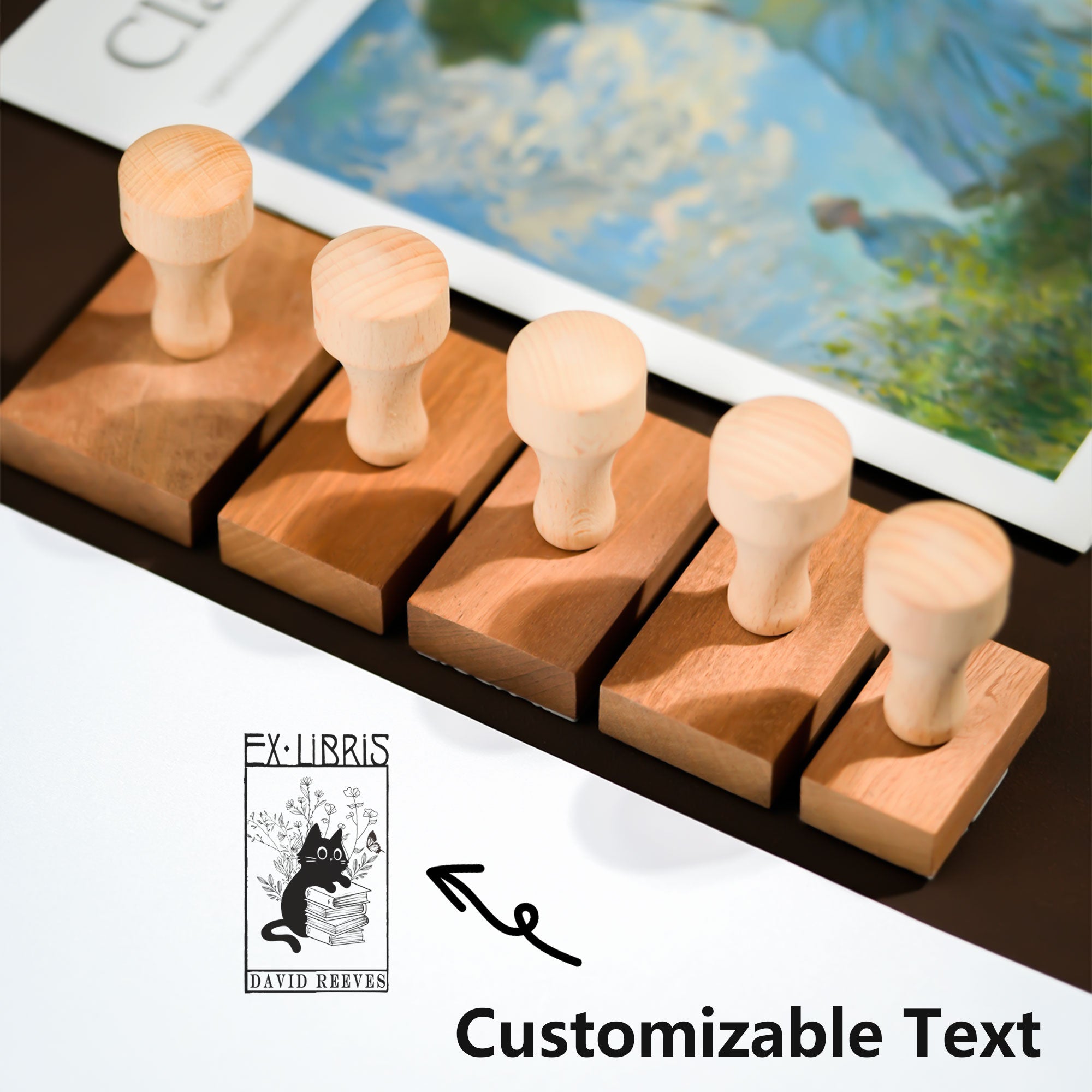 Customized Craft Bookplate Stamp