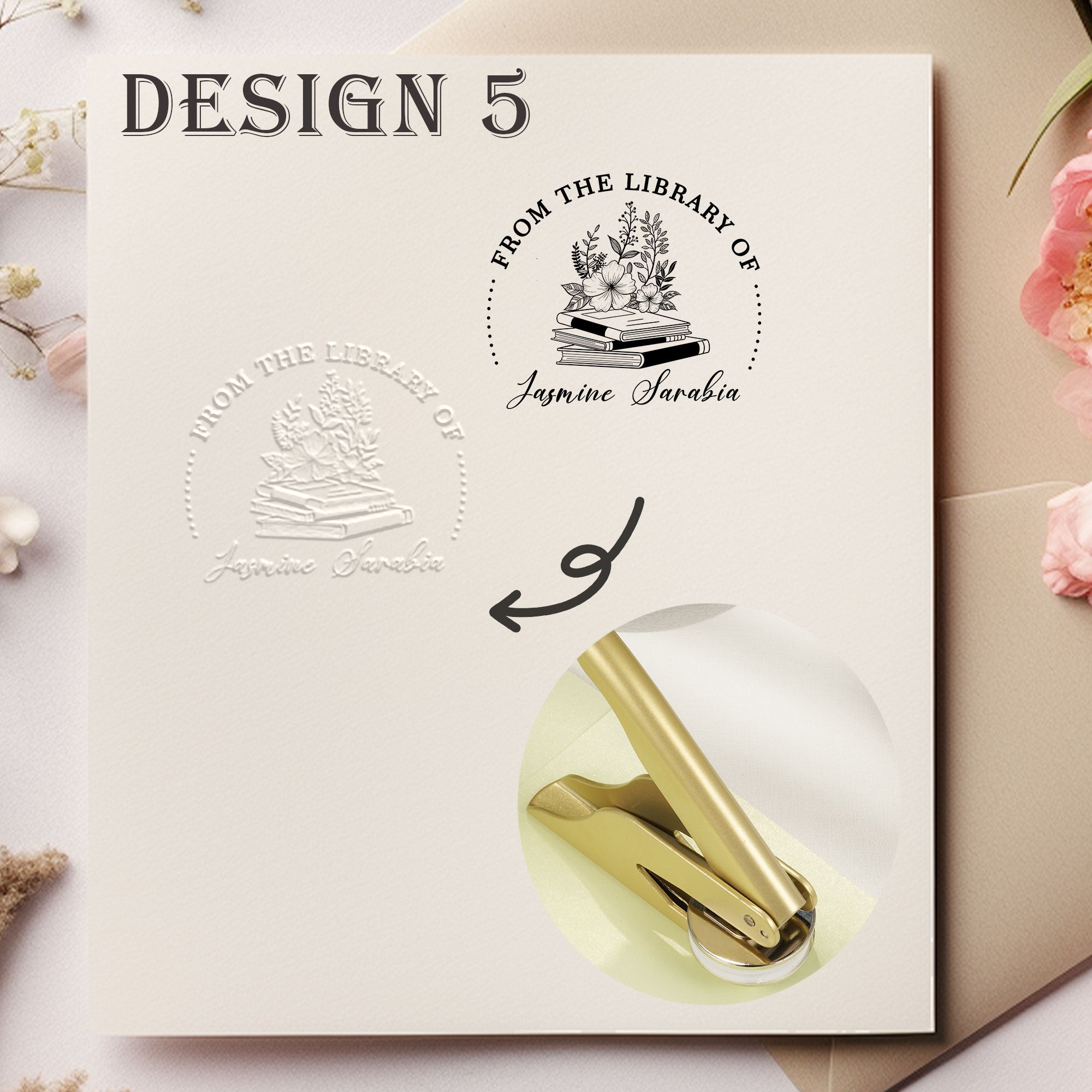 Custom Bookplate Embosser