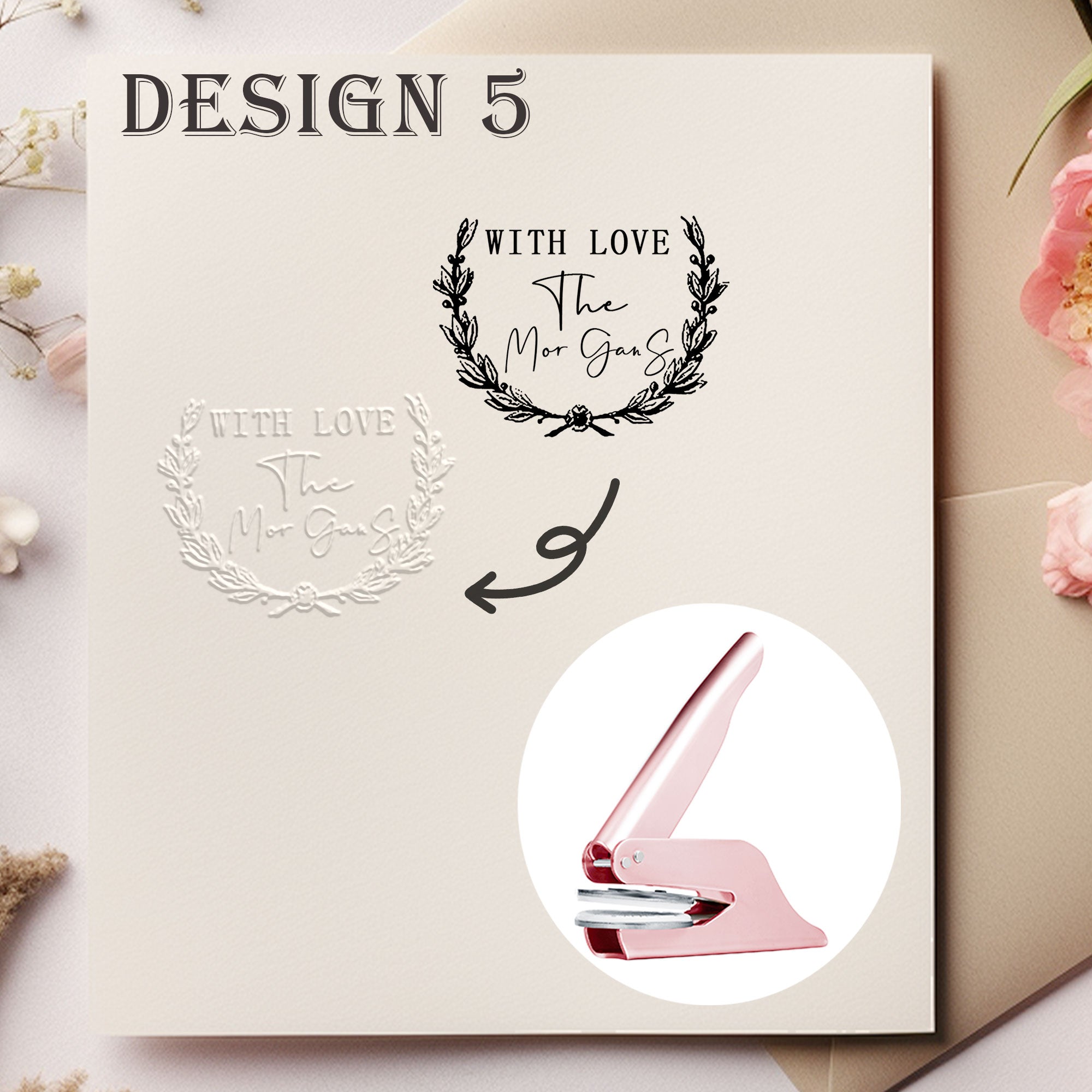 Custom Creative Wedding Embosser