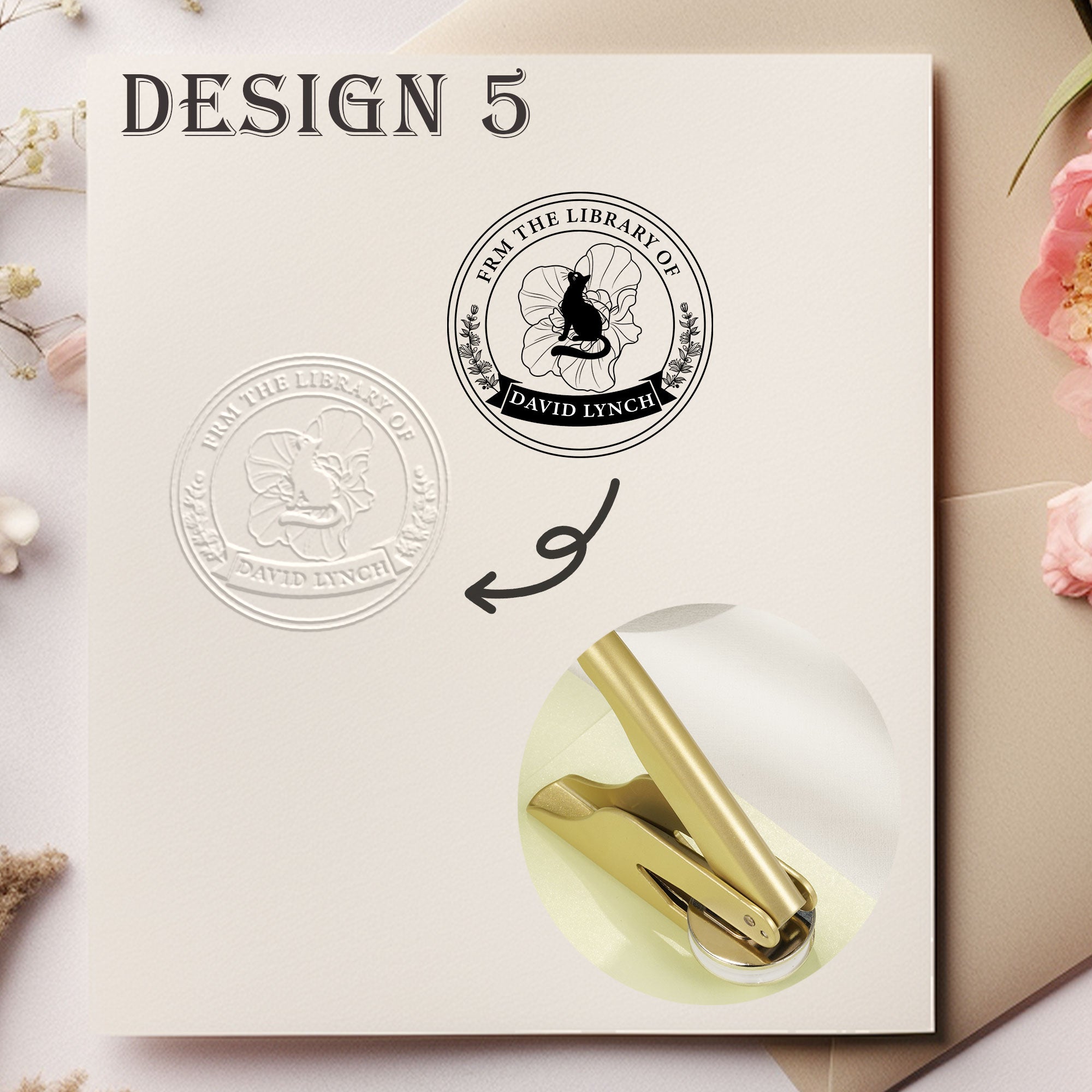 Custom Home Stationery Embosser