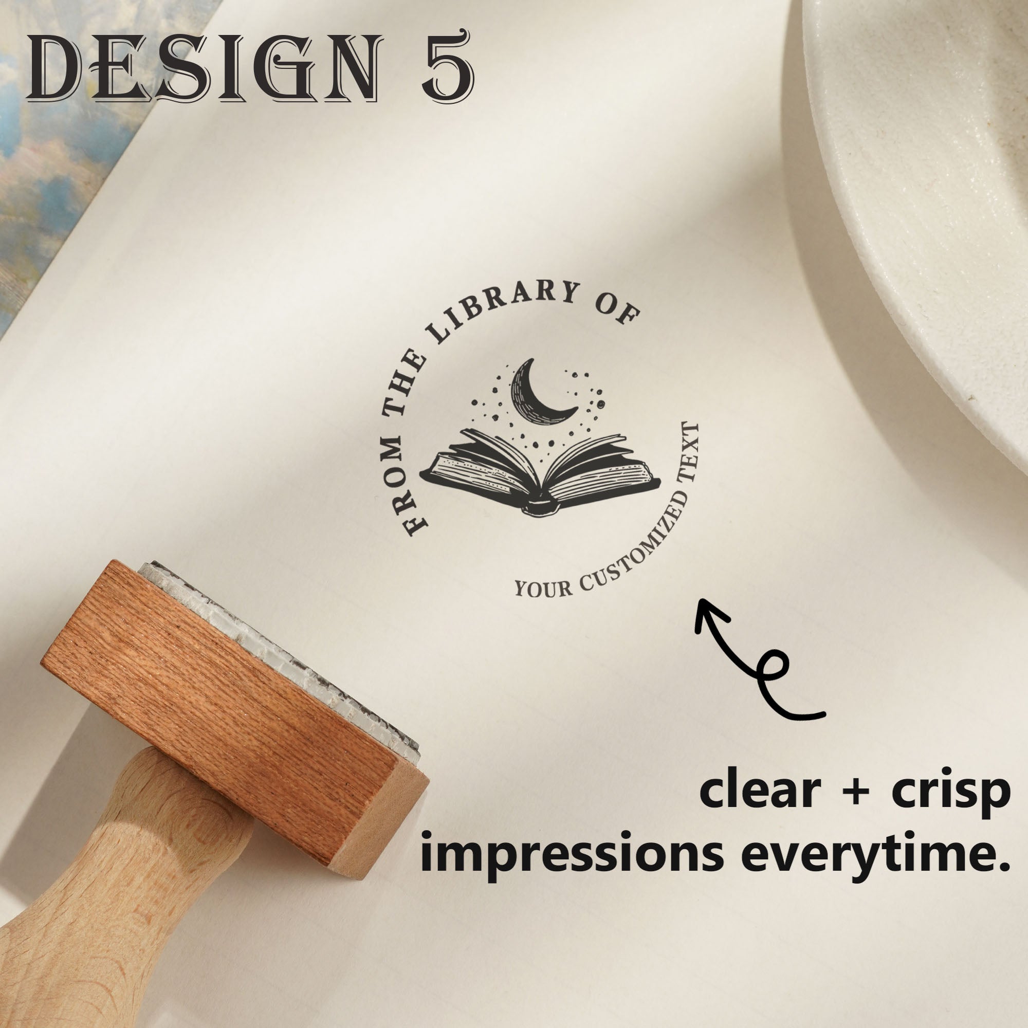 Custom Creative Wood Stamp