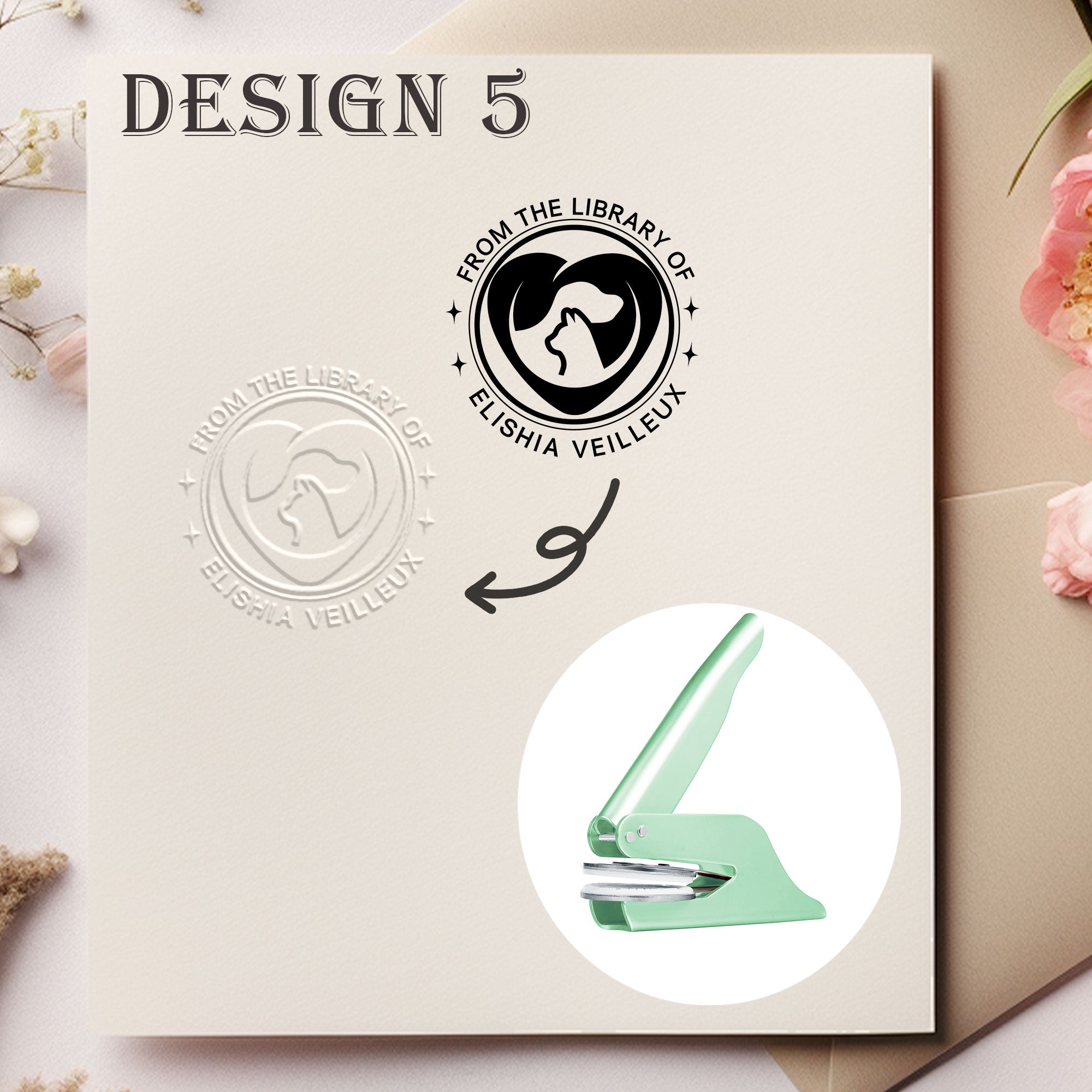 Custom Decor Book Embosser
