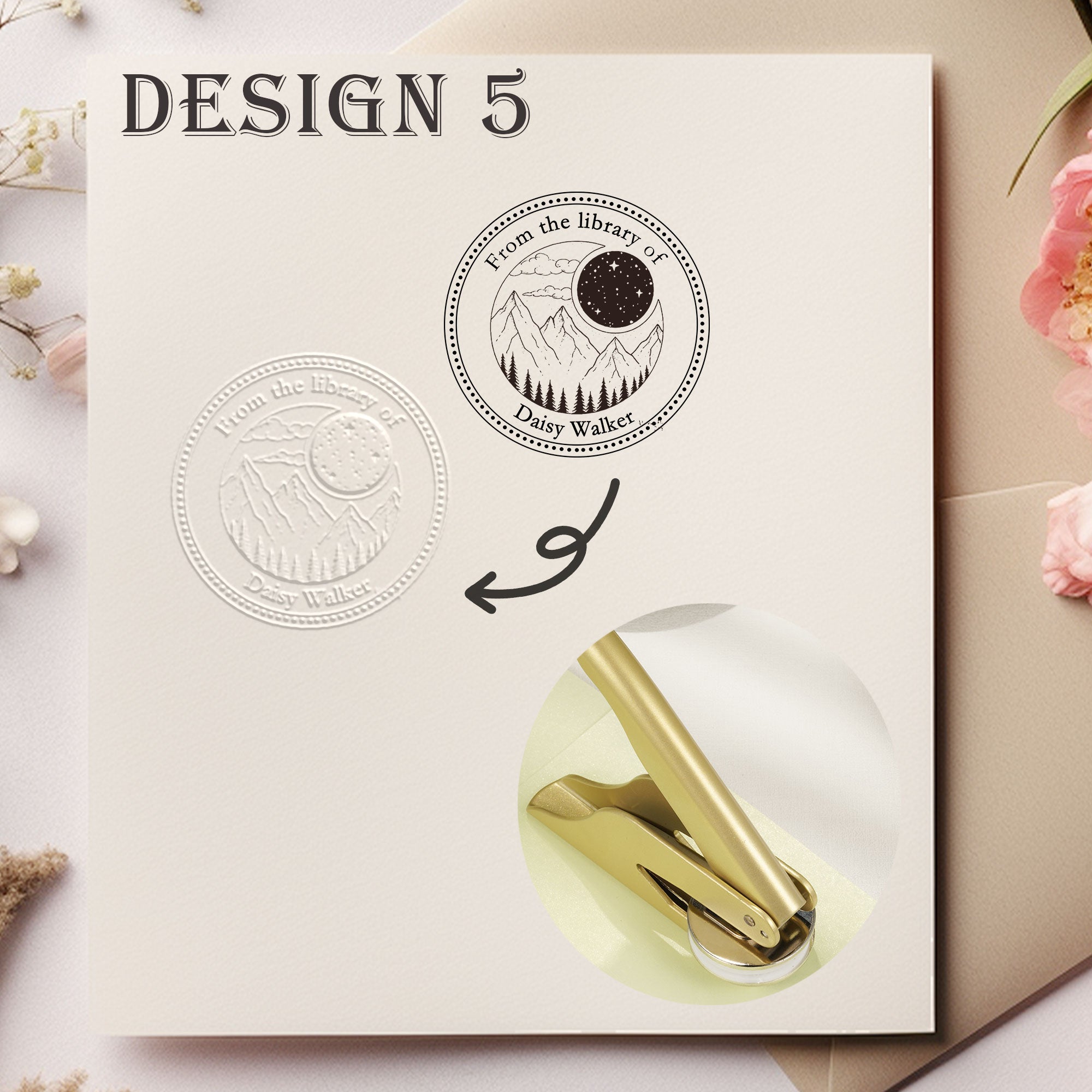 Custom Retro Keepsake Embosser