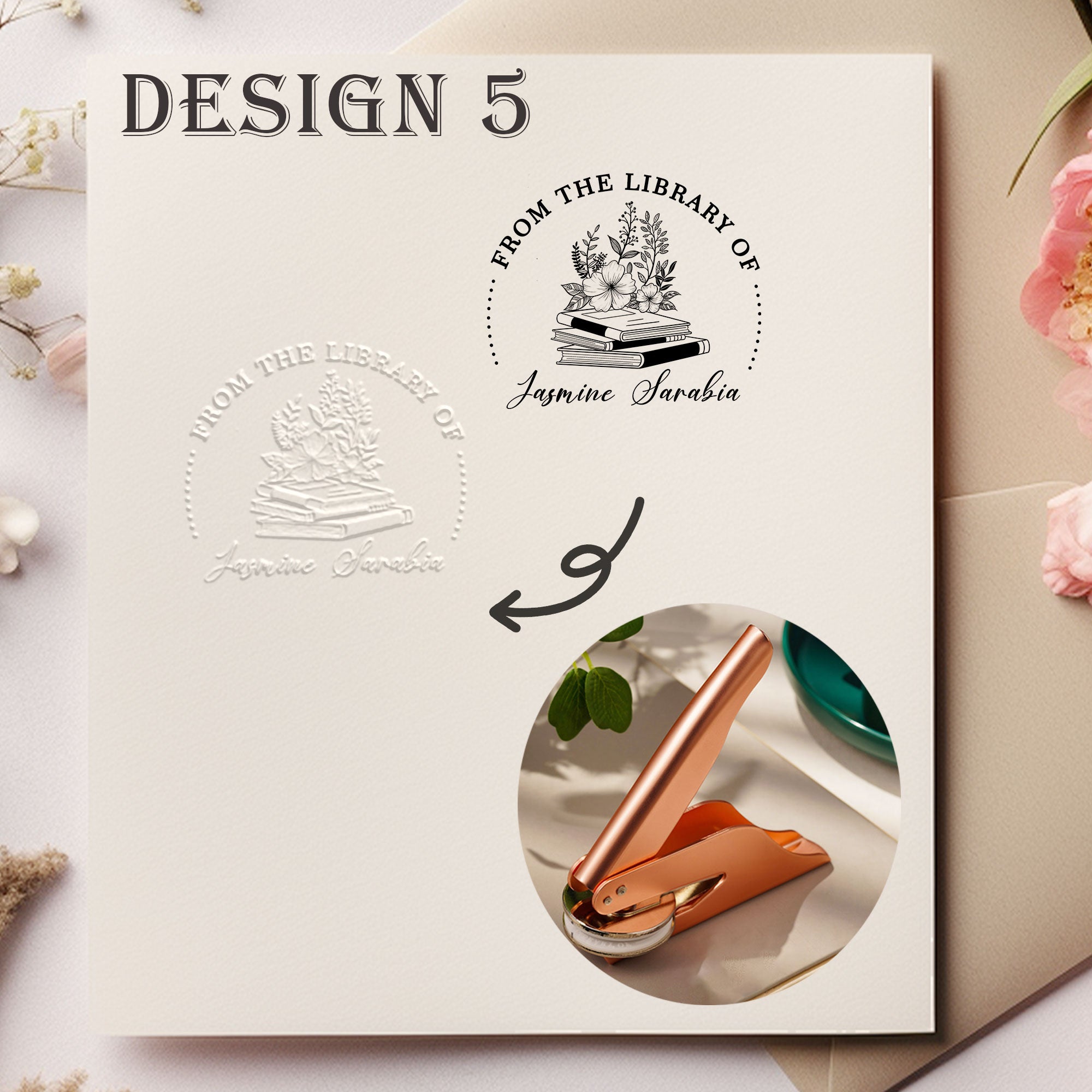 Custom Bookplate Embosser