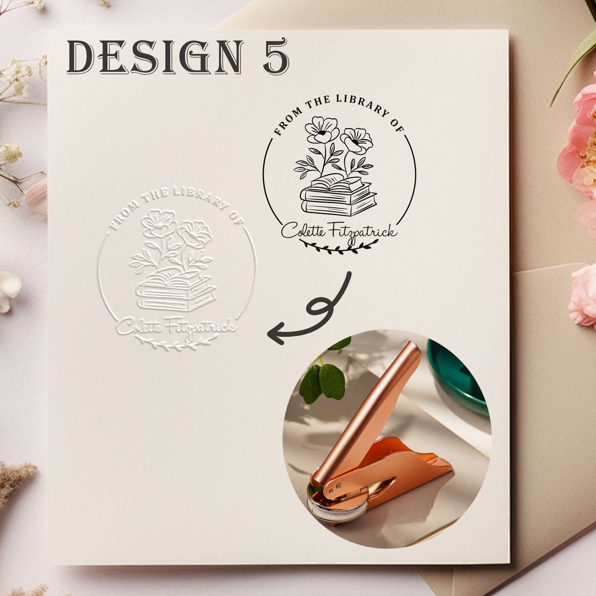 Custom Author Book Embosser