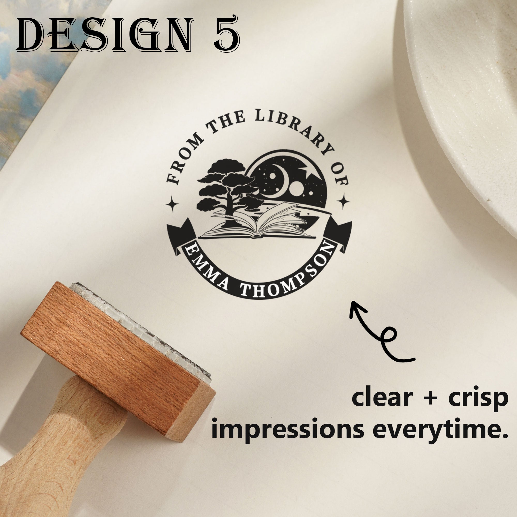 Custom DIY Craft Wood Stamp
