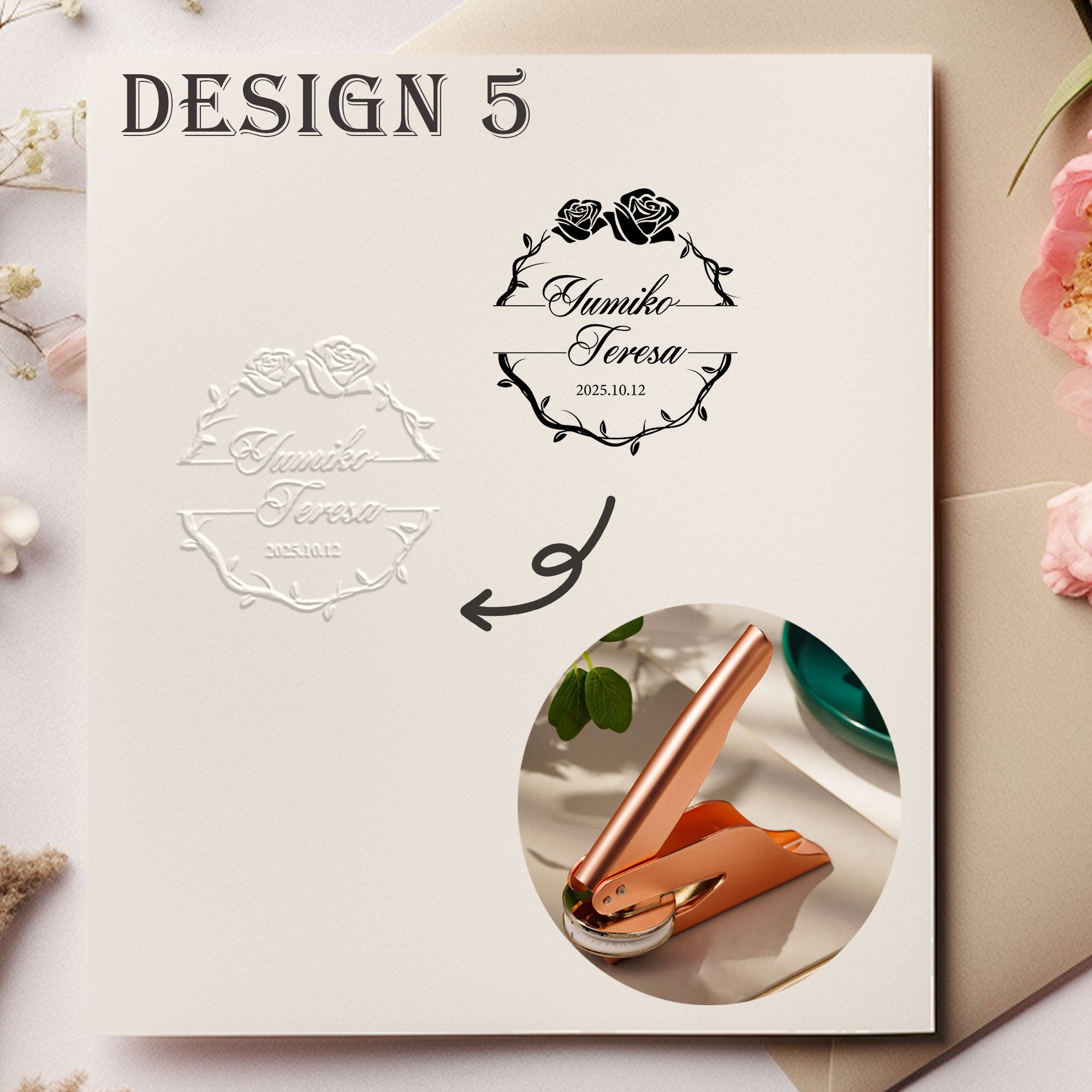 Custom Wedding Favor Embosser