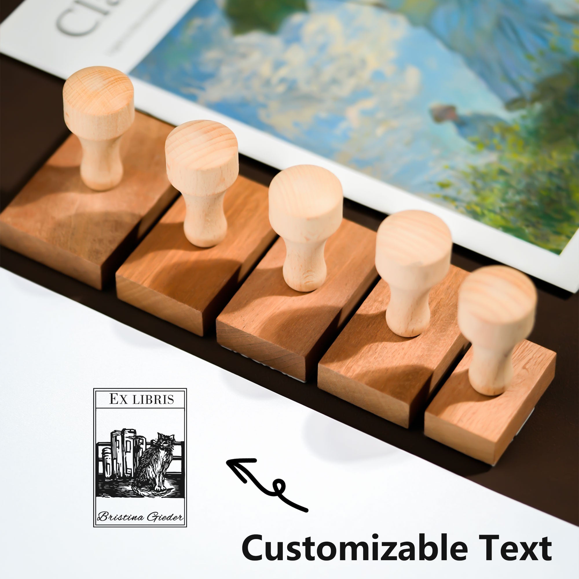 Customized Family Bookplate Stamp