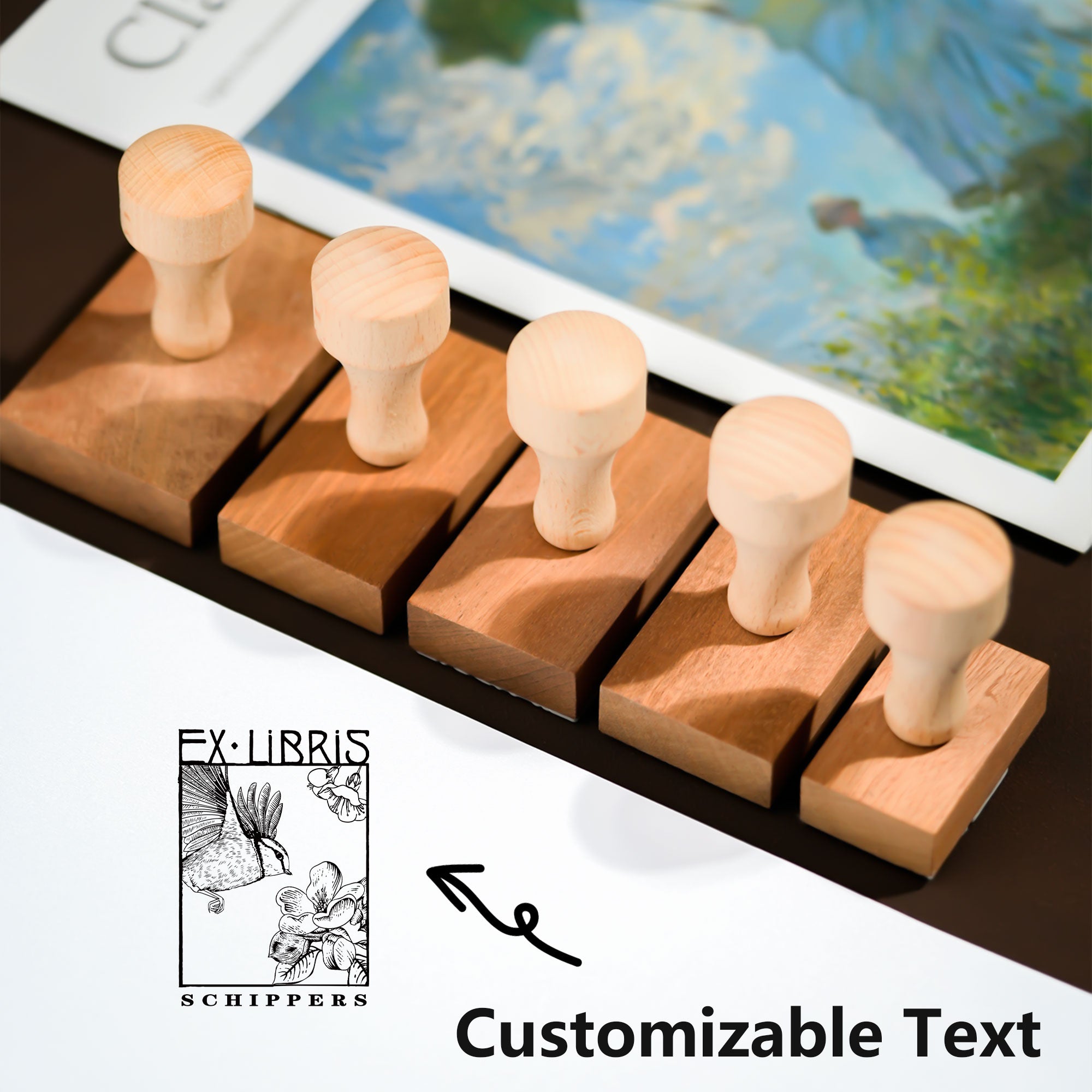 Customized Creative Bookplate Stamp